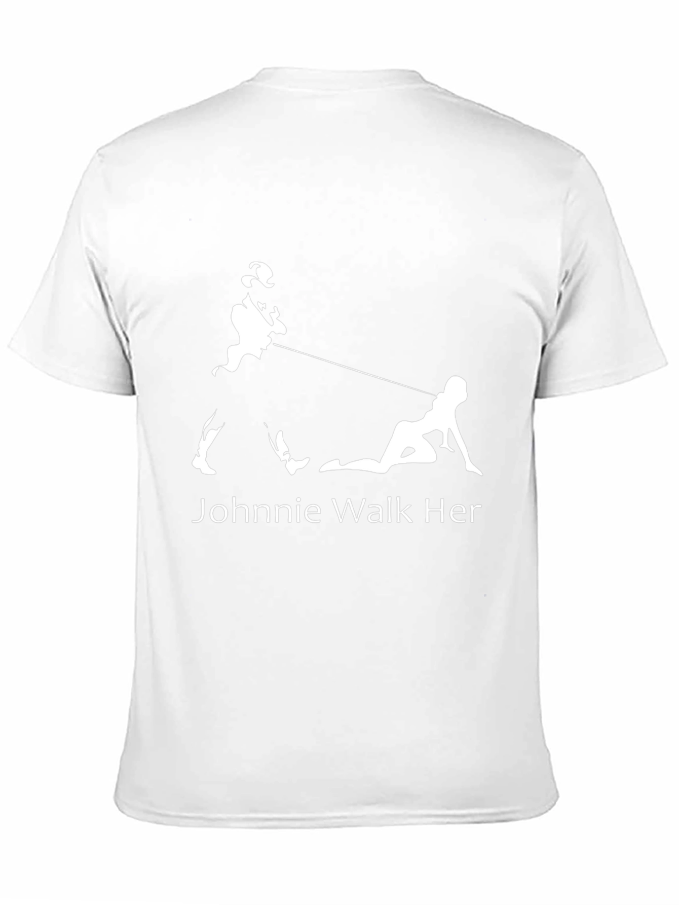 Humorous Johnnie Walk Her Graphic T-Shirt
