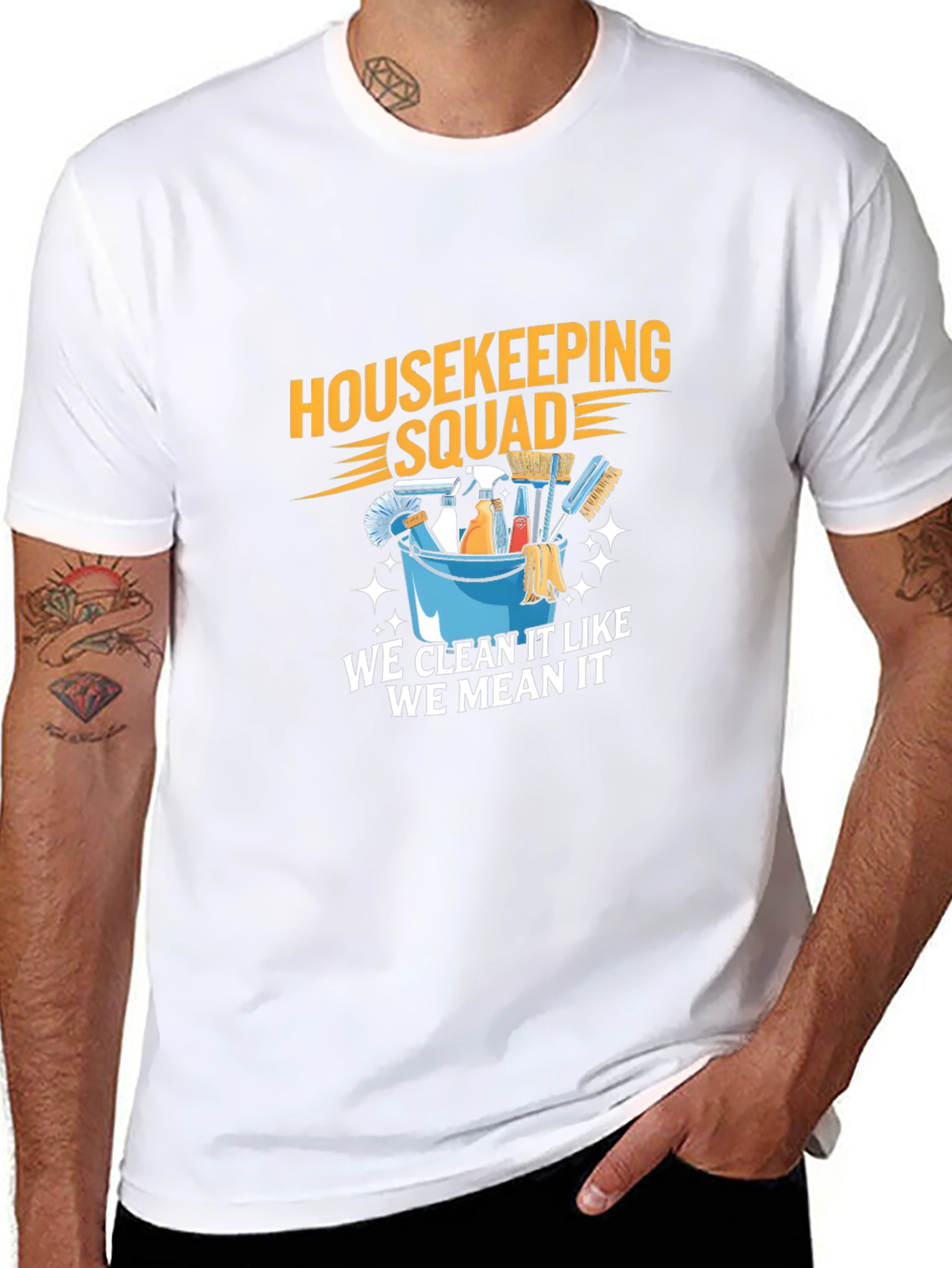 Housekeeping Squad T-Shirt - Clean Like We Mean It!