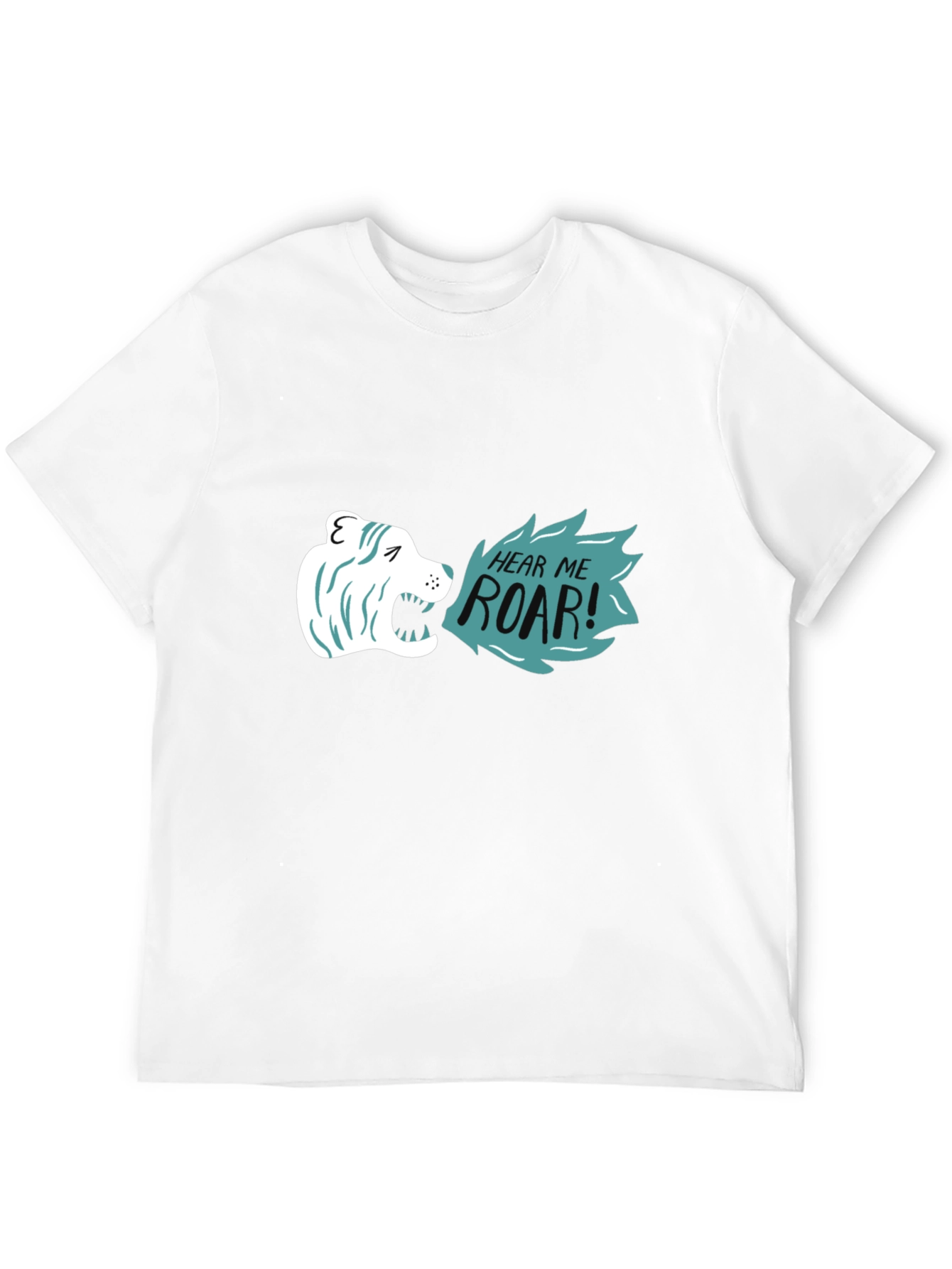 Hear Me Roar Graphic Tee - Black