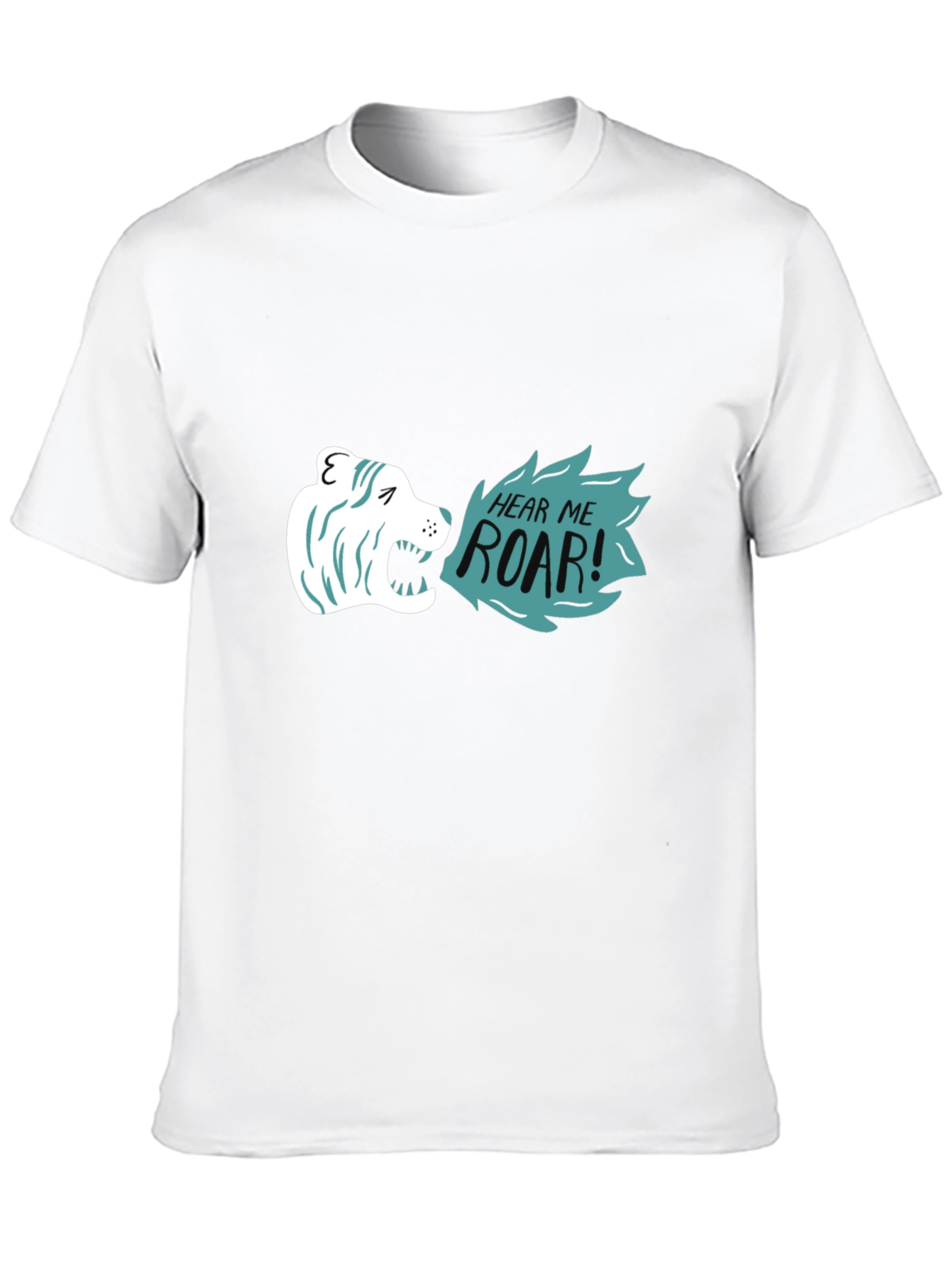 Hear Me Roar Graphic Tee - Black