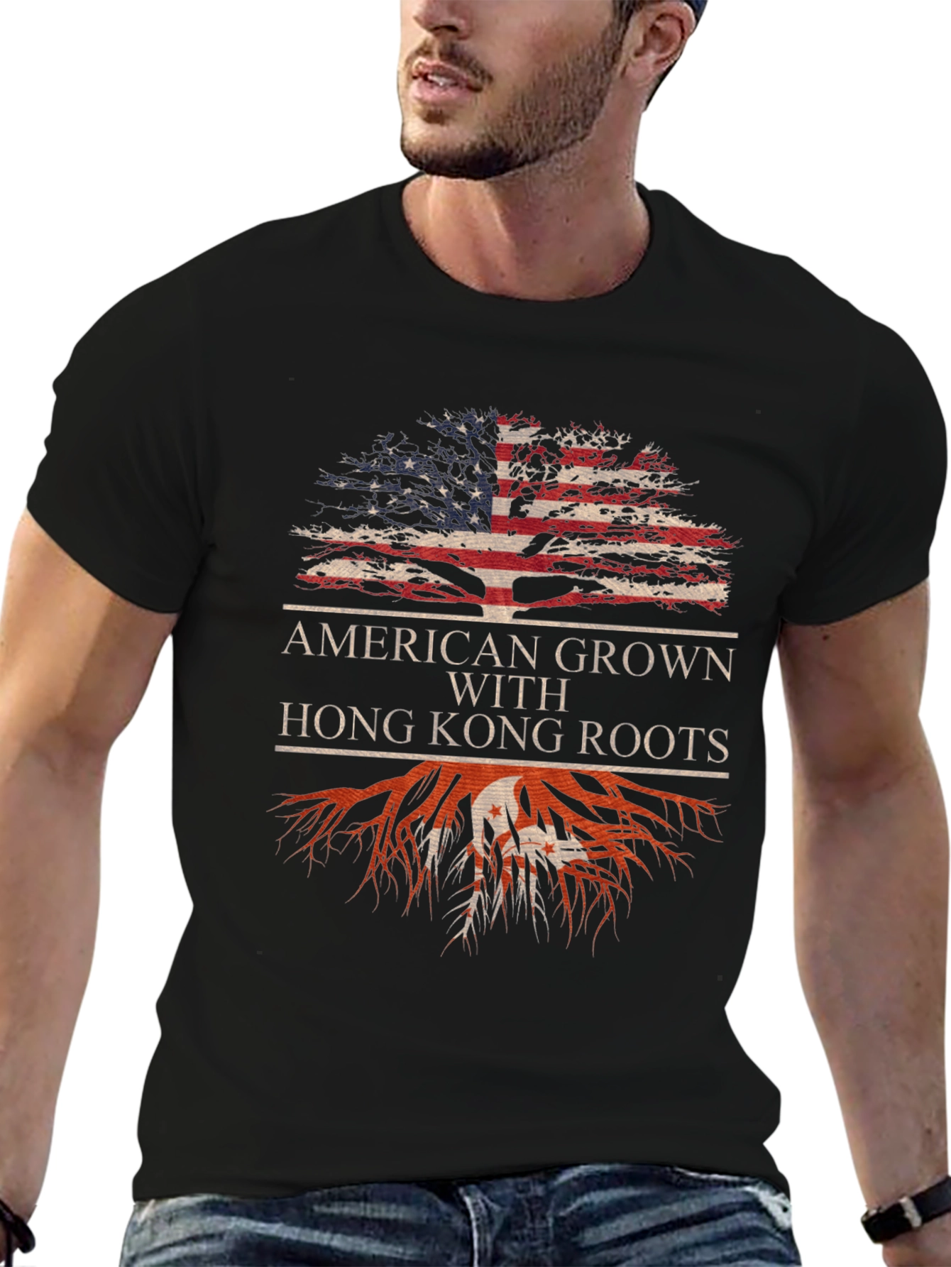 American Grown Hong Kong Roots T-Shirt