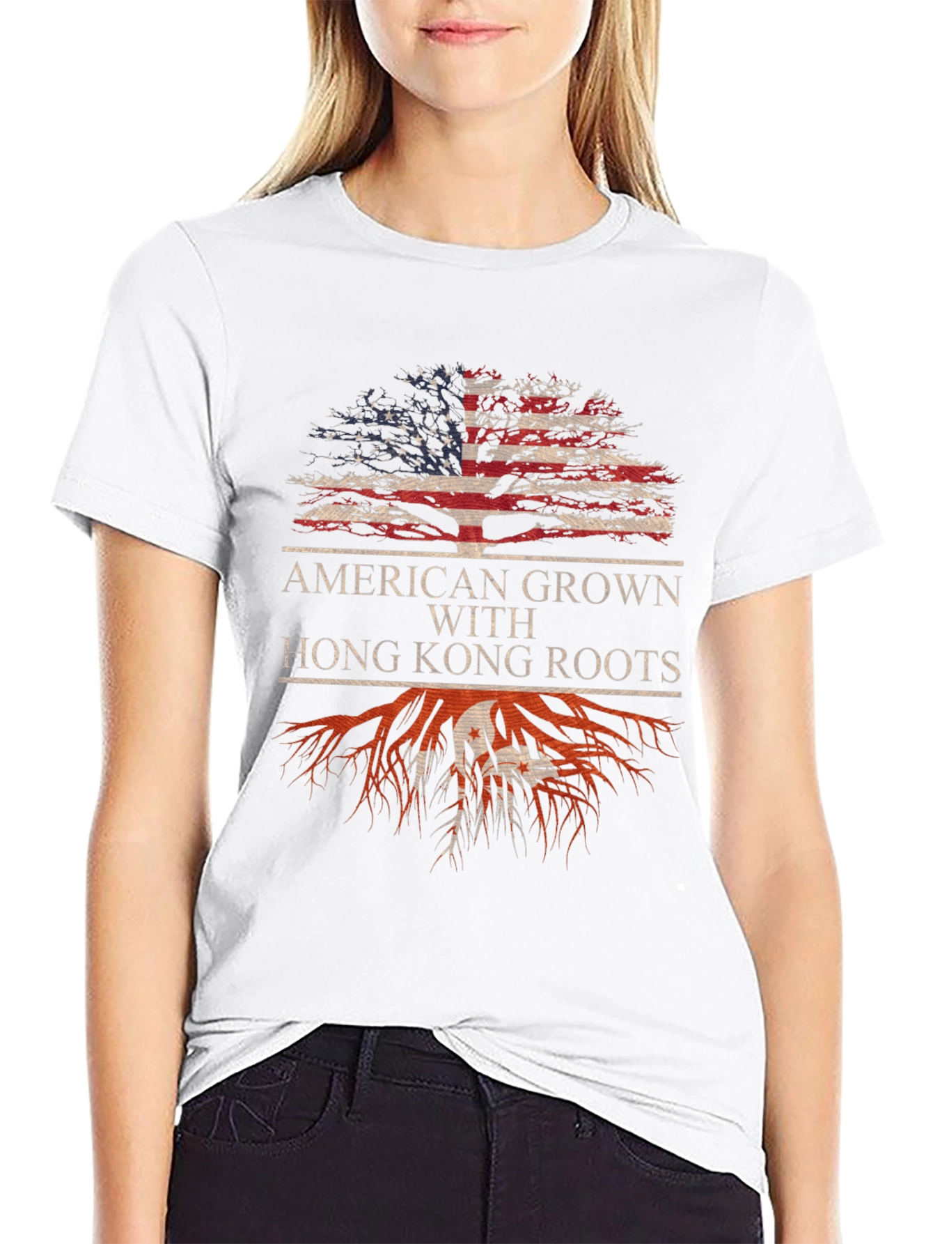 American Grown Hong Kong Roots T-Shirt