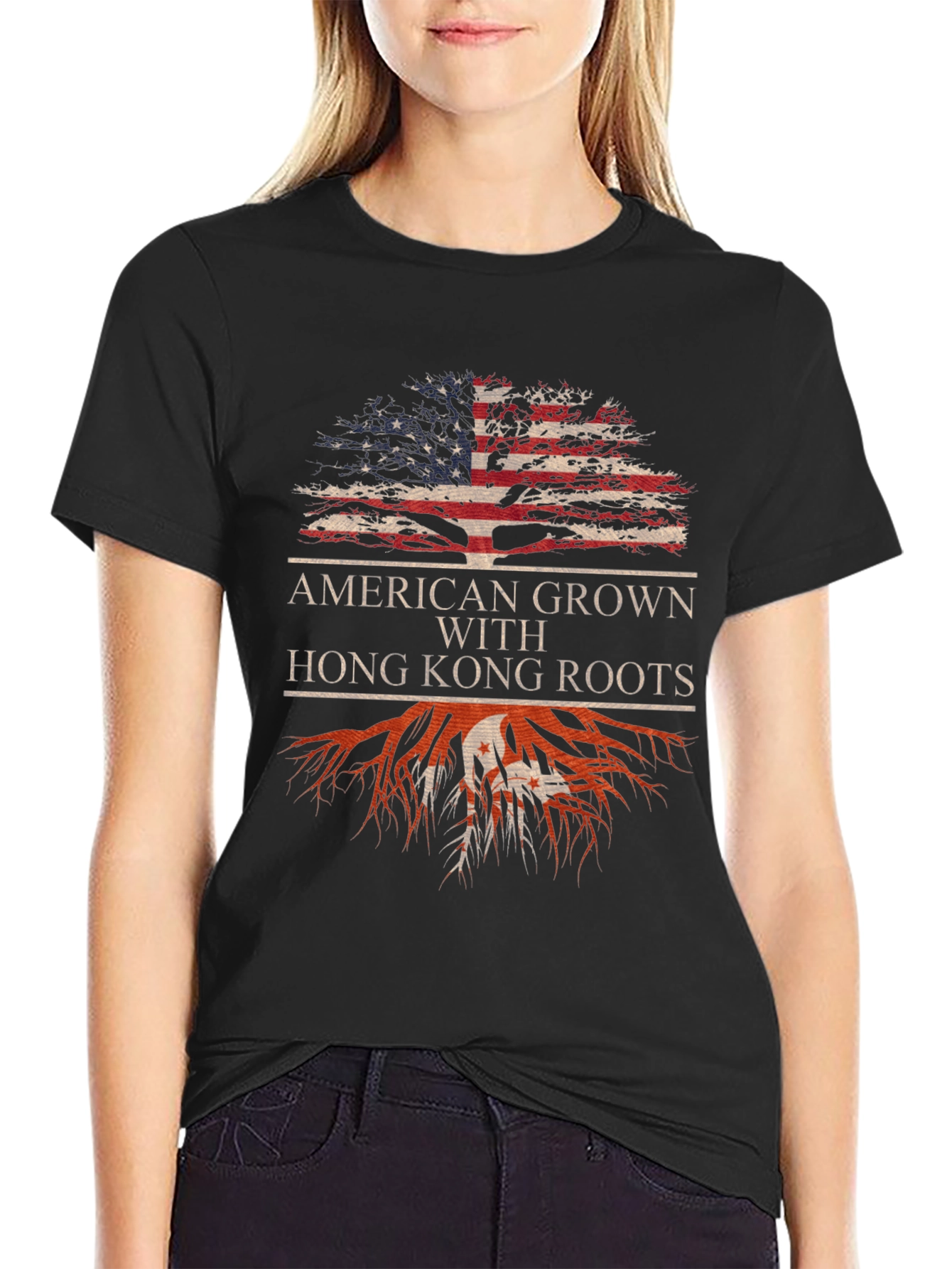 American Grown Hong Kong Roots T-Shirt