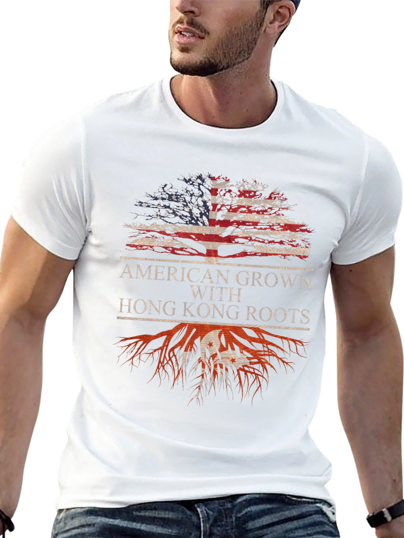 American Grown Hong Kong Roots T-Shirt
