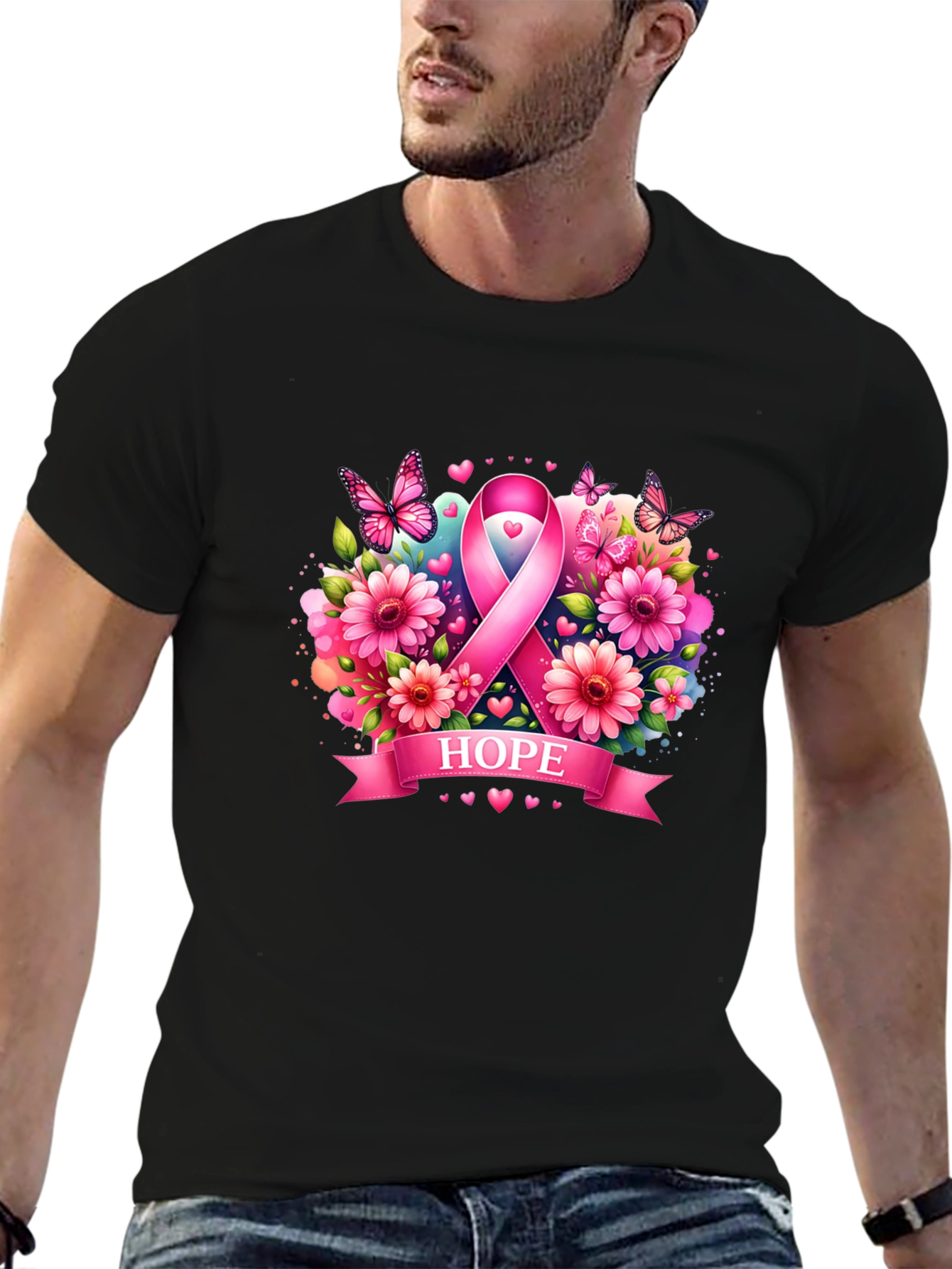 Hope Ribbon Graphic Tee