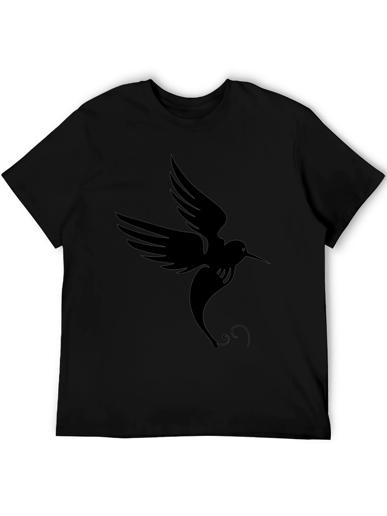 Hummingbird Silhouette Black T-Shirt