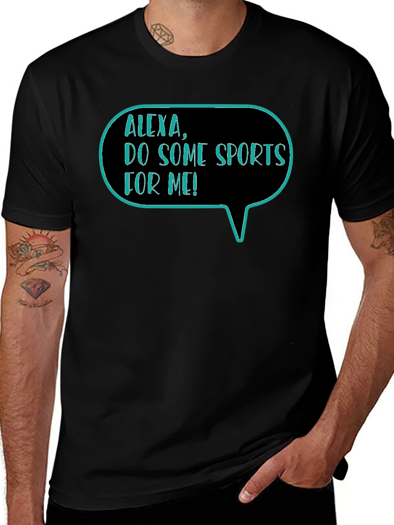 Alexa Do Some Sports Funny T-Shirt