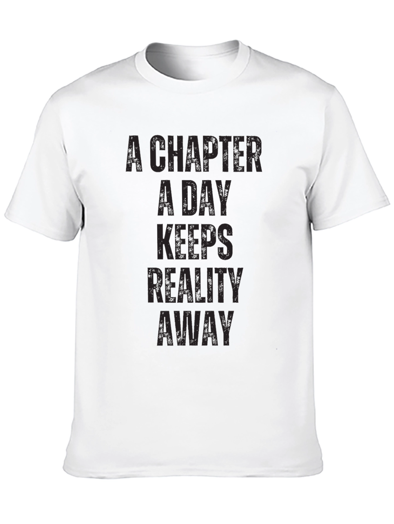 A Chapter A Day T-Shirt - Black Novelty Tee