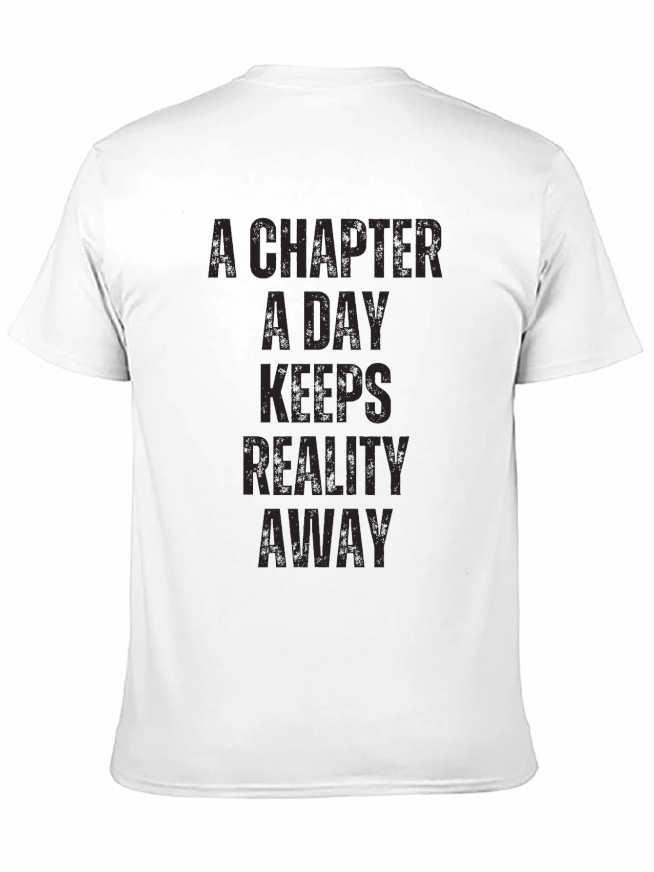 A Chapter A Day T-Shirt - Black Novelty Tee