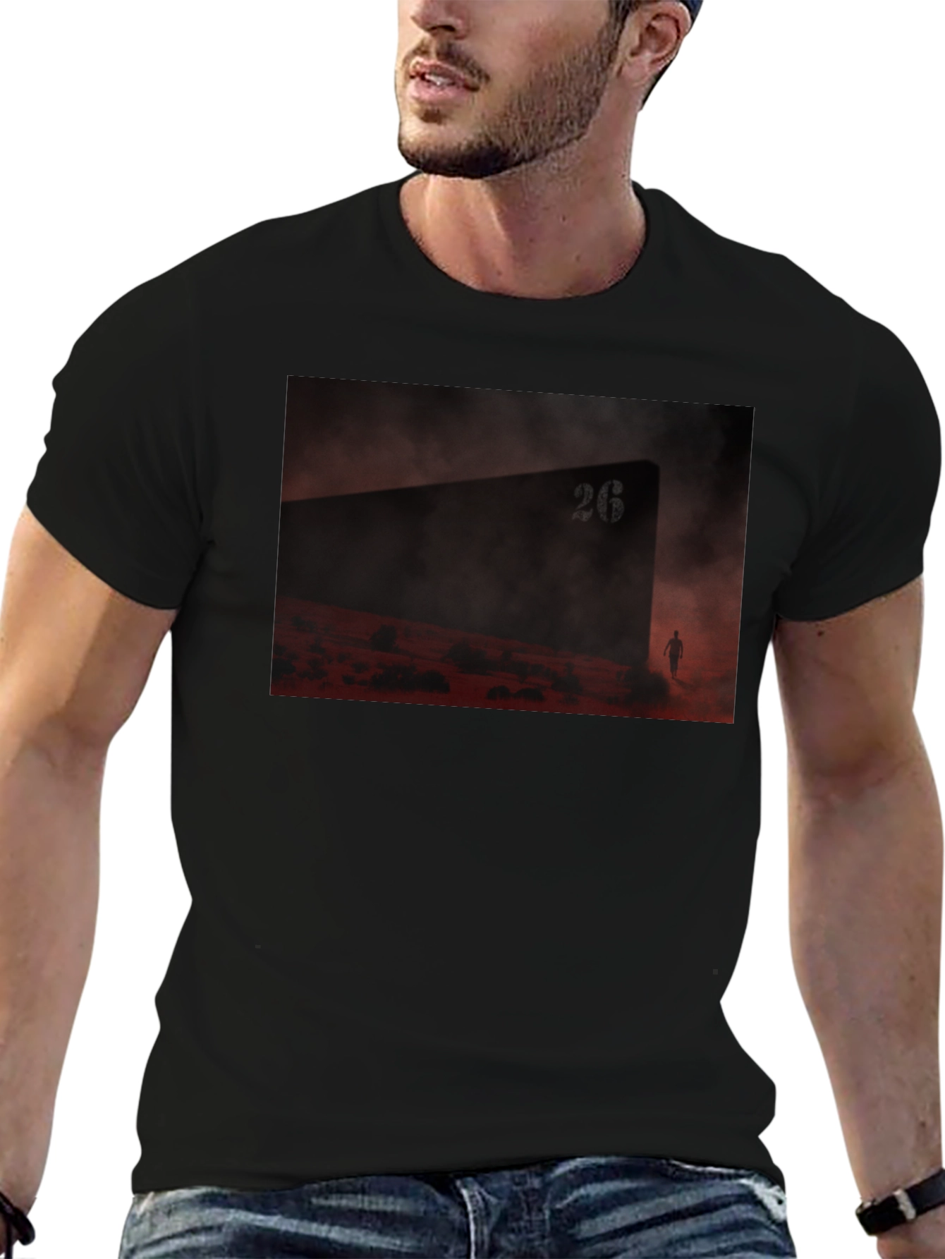 Abstract Landscape Graphic T-Shirt