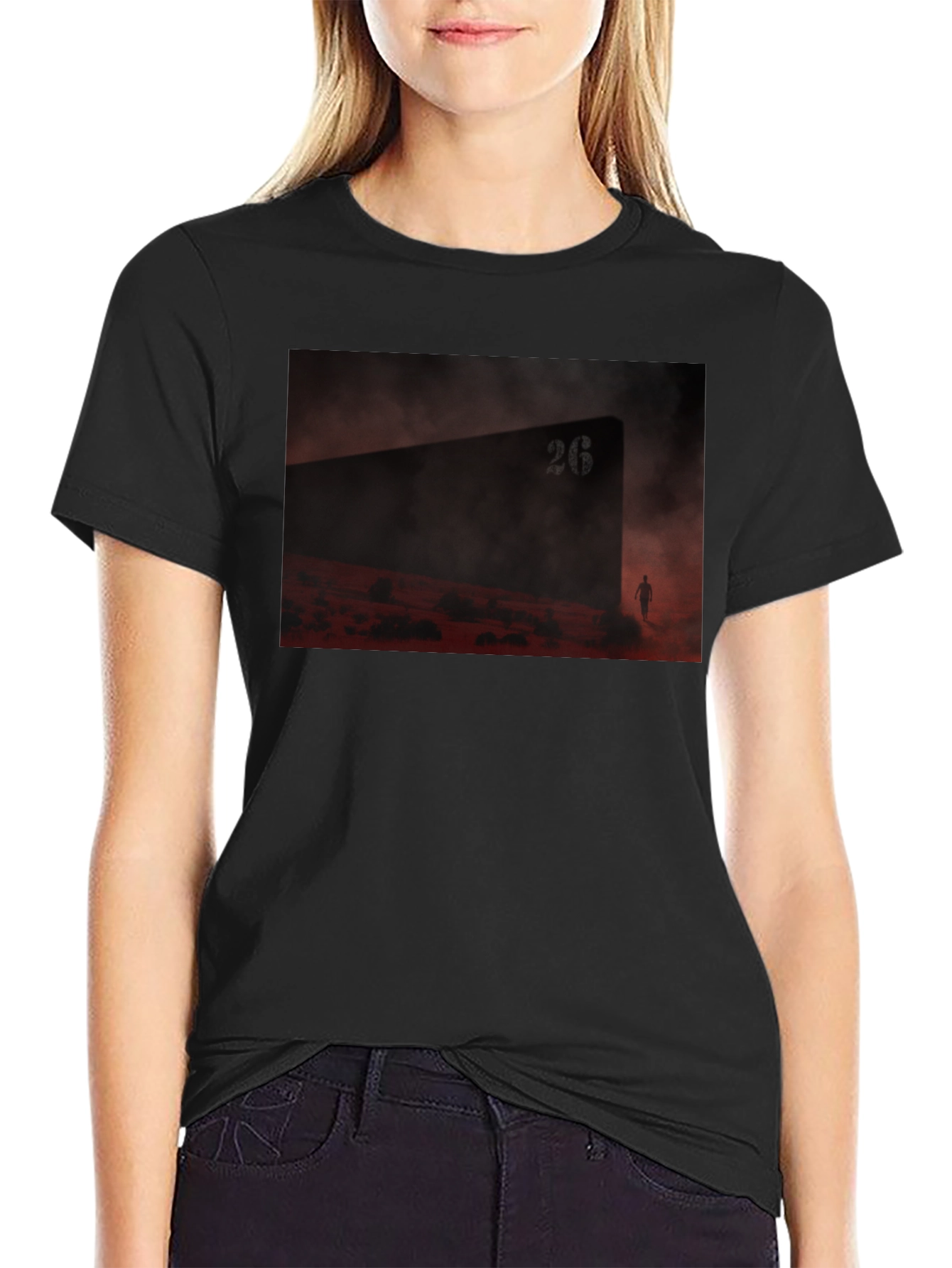Abstract Landscape Graphic T-Shirt