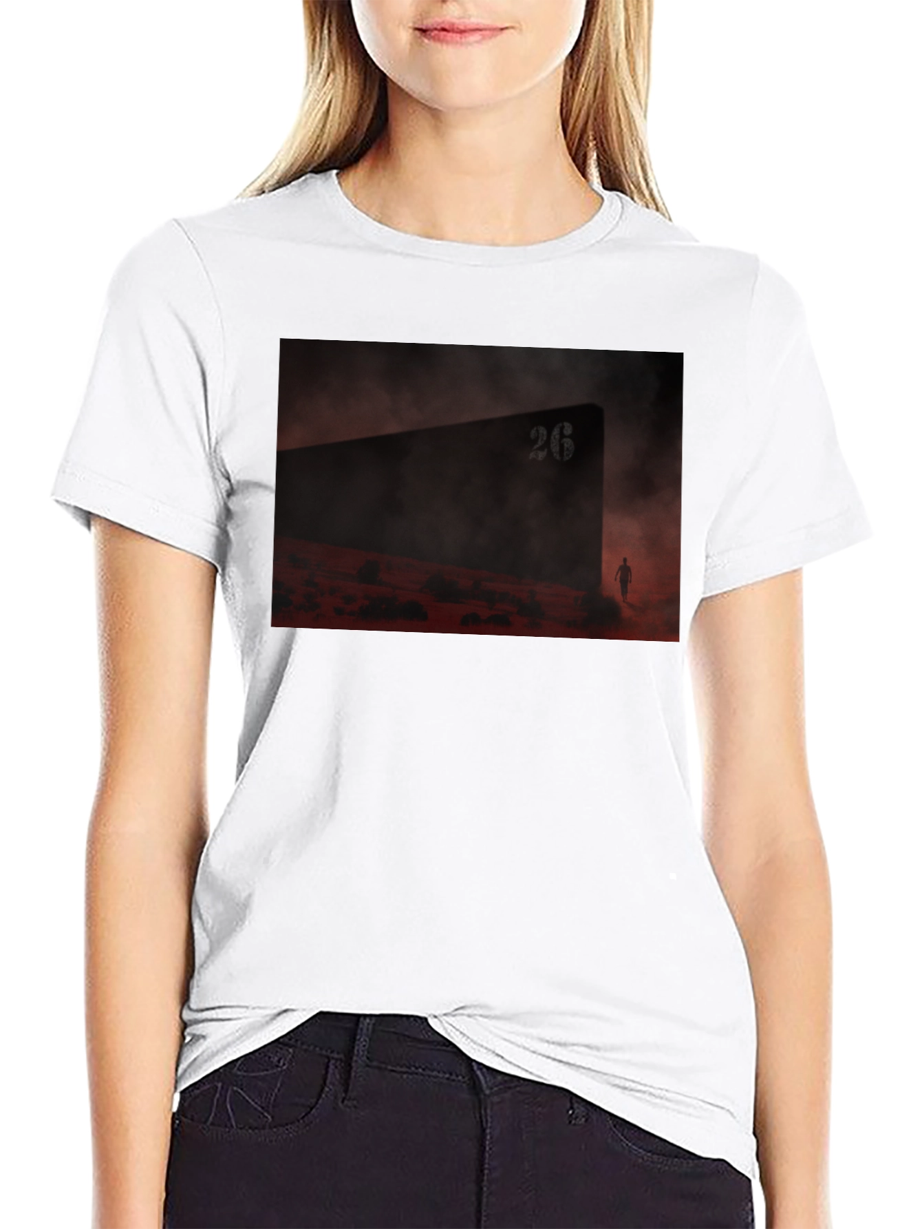 Abstract Landscape Graphic T-Shirt