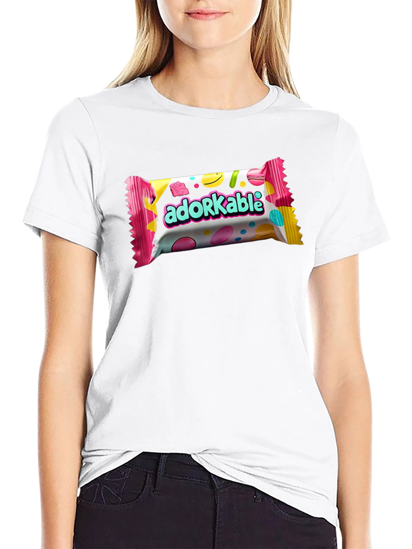 Adorkable Candy Bar Graphic T-Shirt