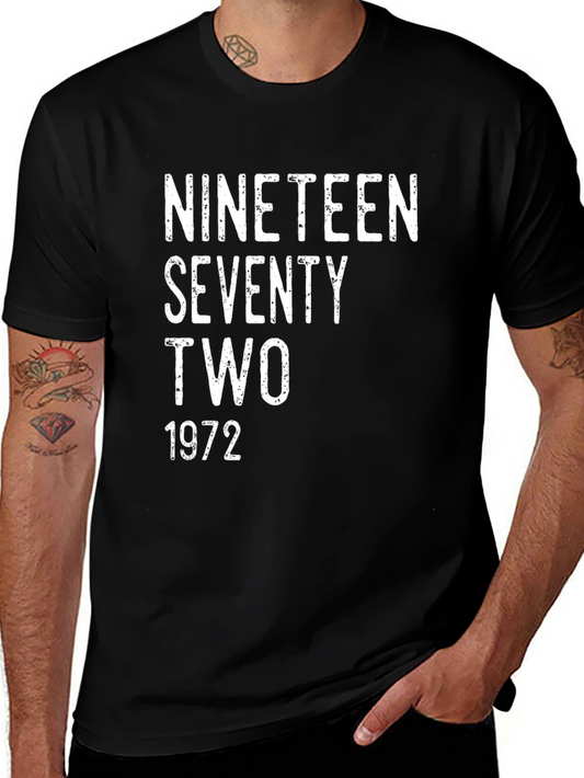 1972 Vintage Birthday T-Shirt