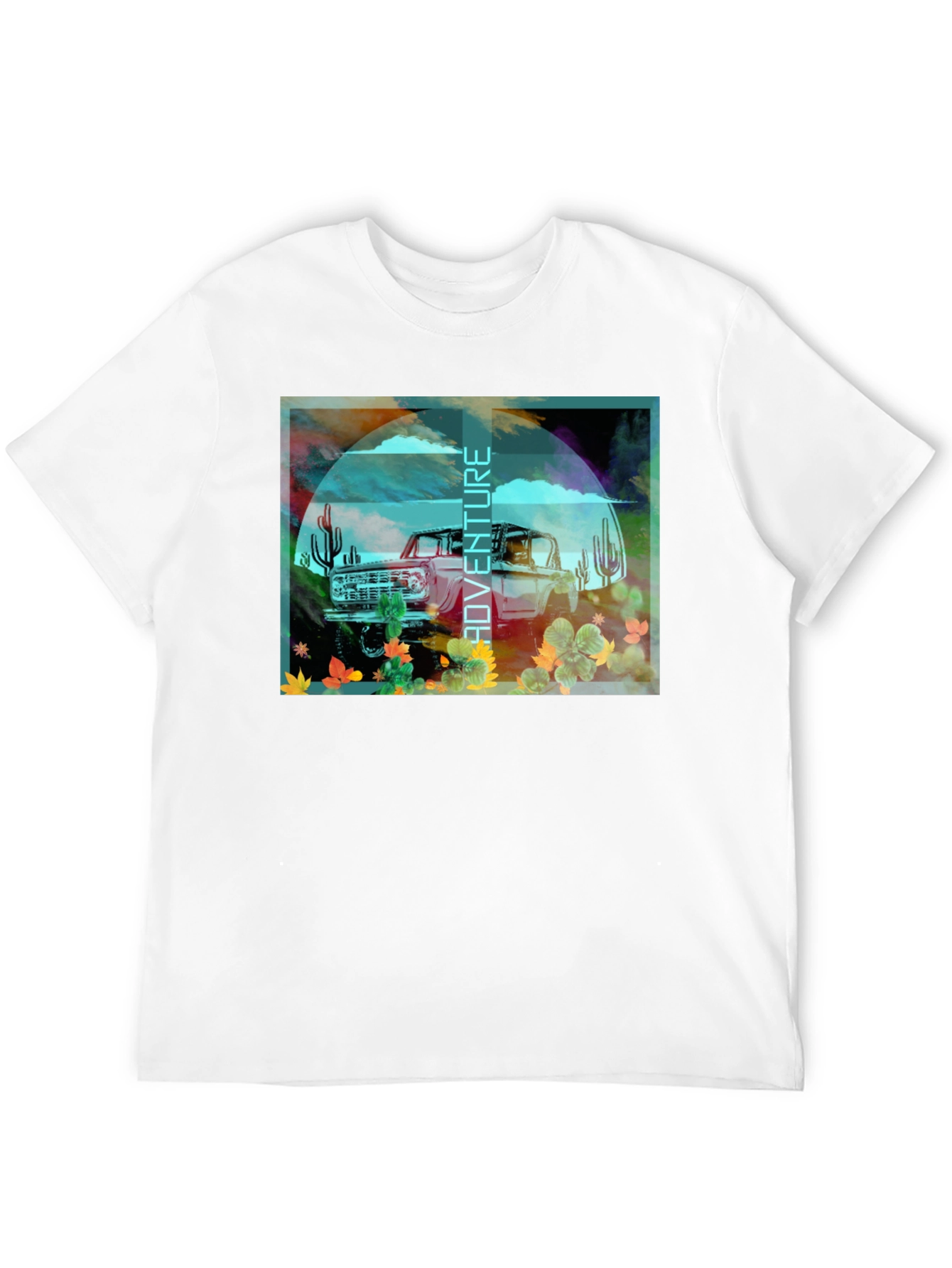 Adventure Graphic T-Shirt - Desert Bronco Design