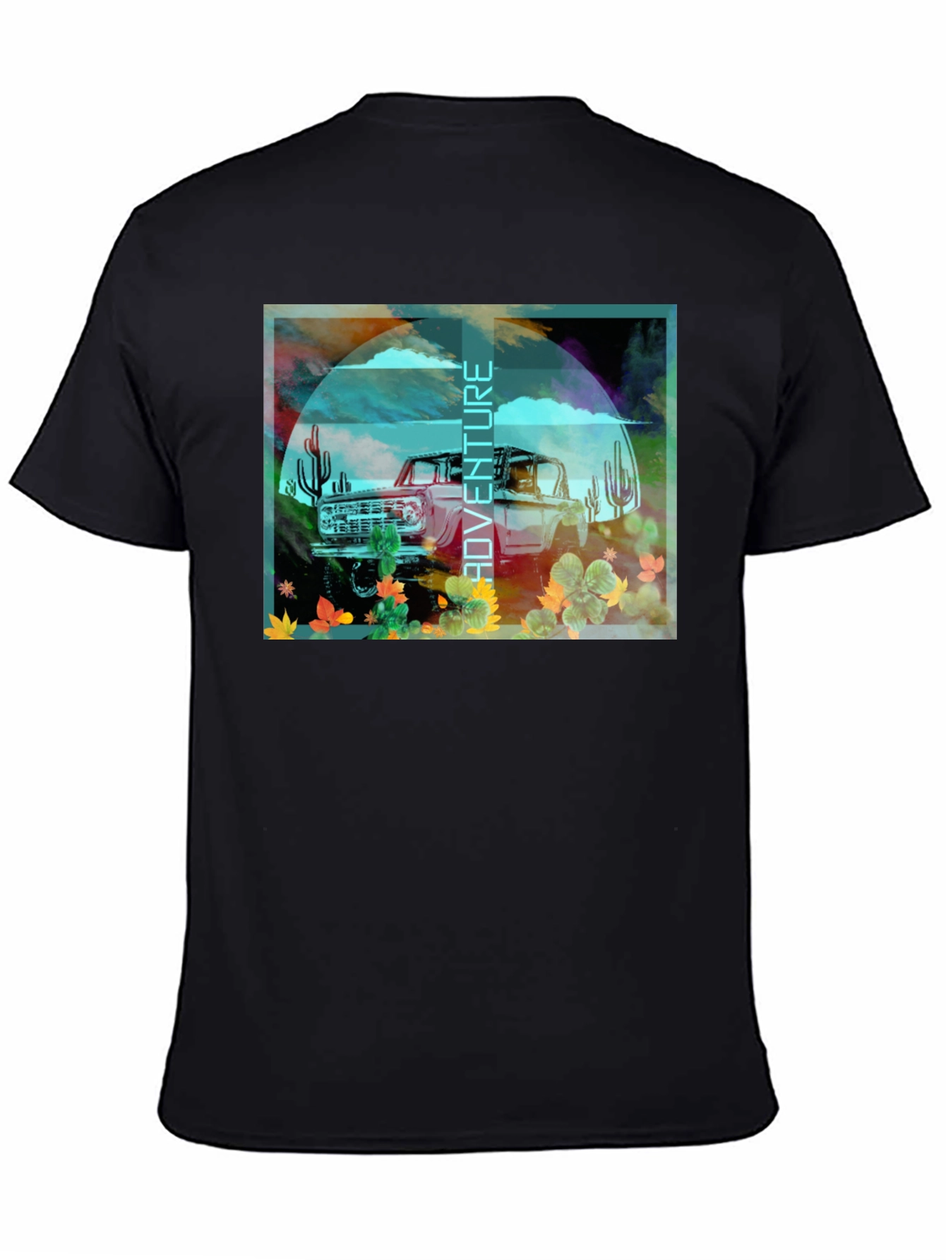 Adventure Graphic T-Shirt - Desert Bronco Design