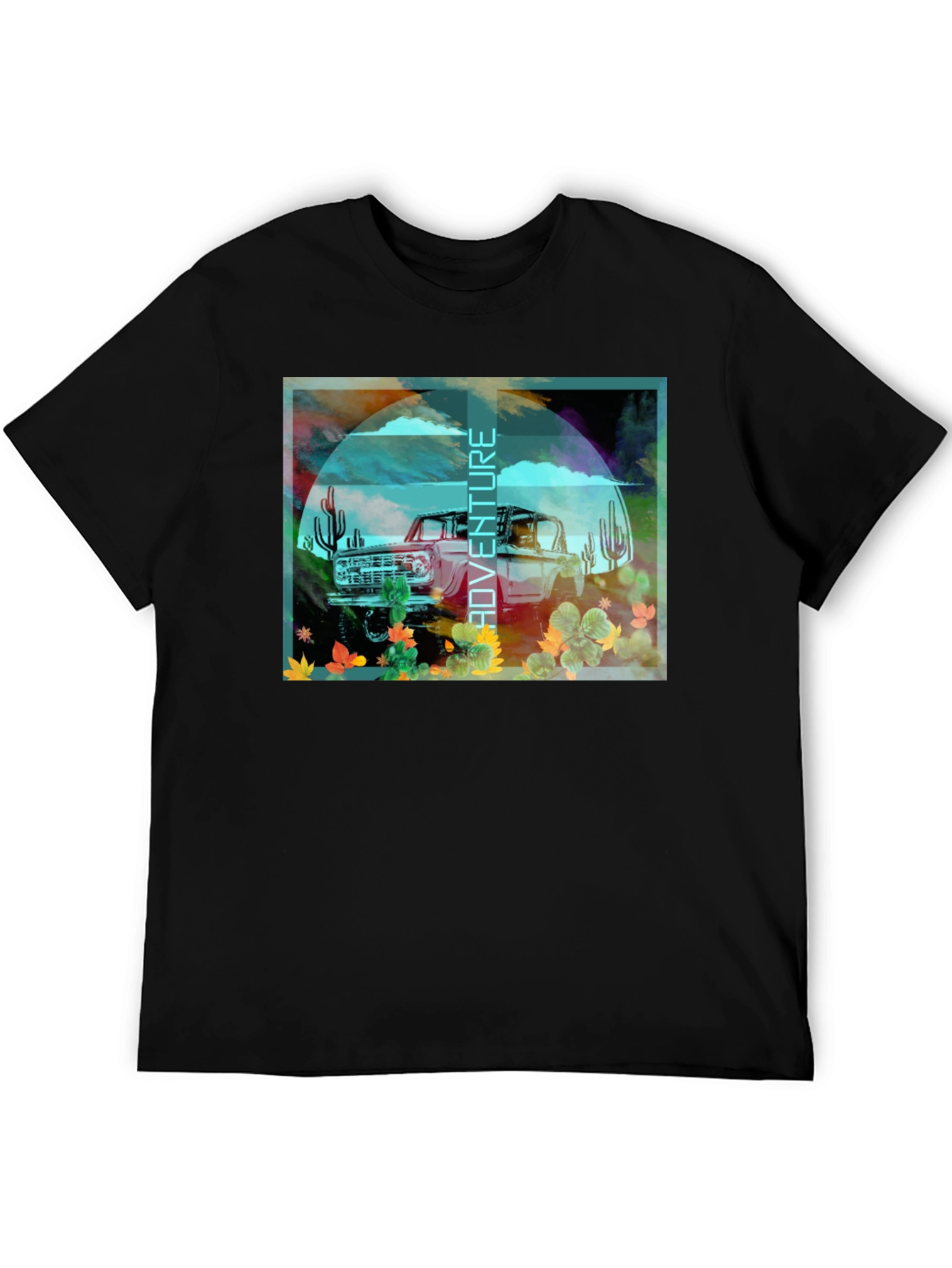 Adventure Graphic T-Shirt - Desert Bronco Design