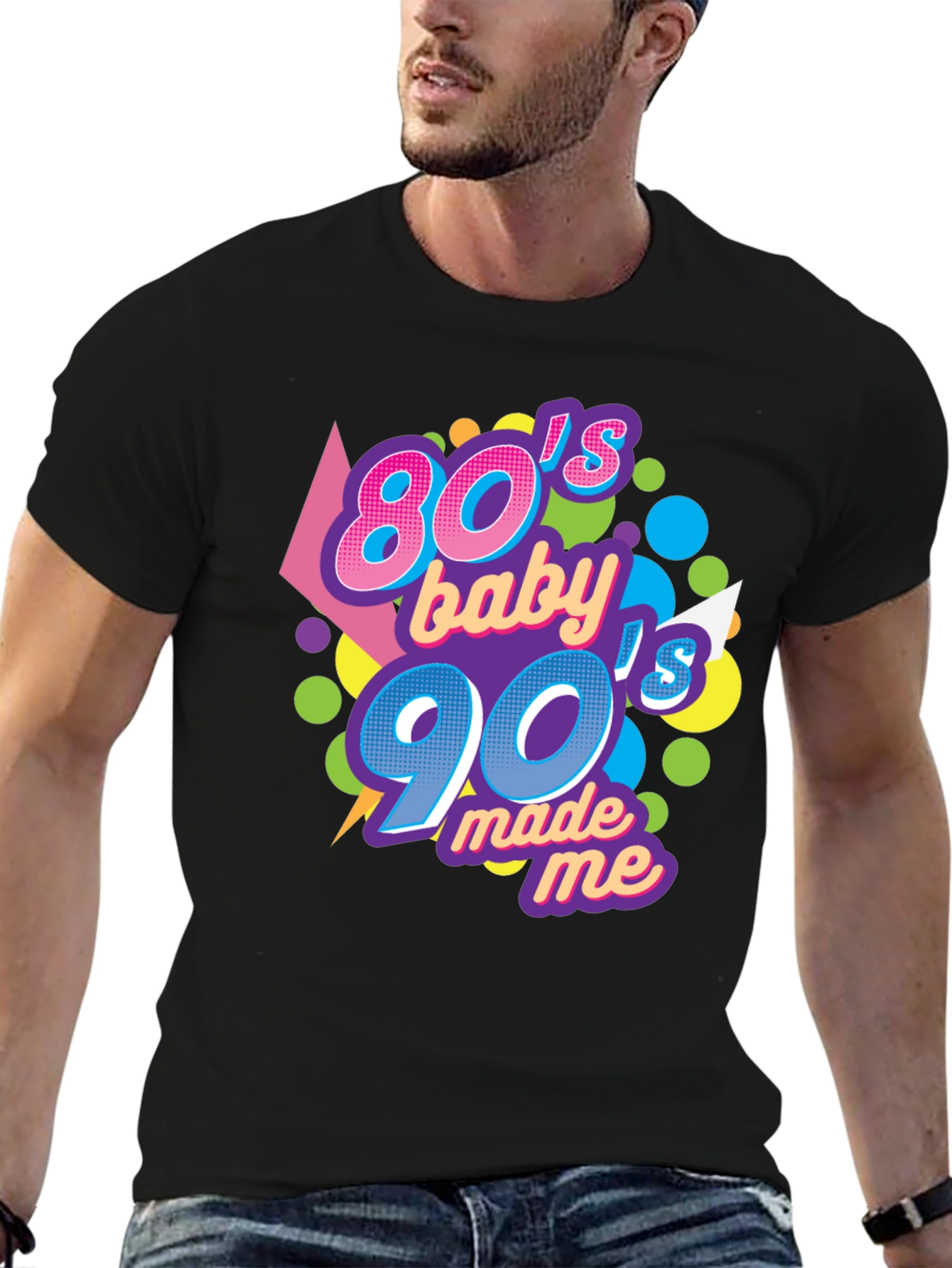 80s Baby 90s Made Me Graphic Tee