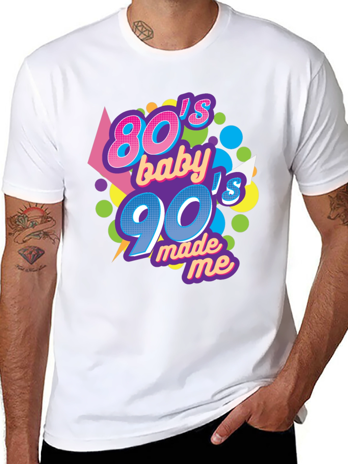 80s Baby 90s Made Me Graphic Tee