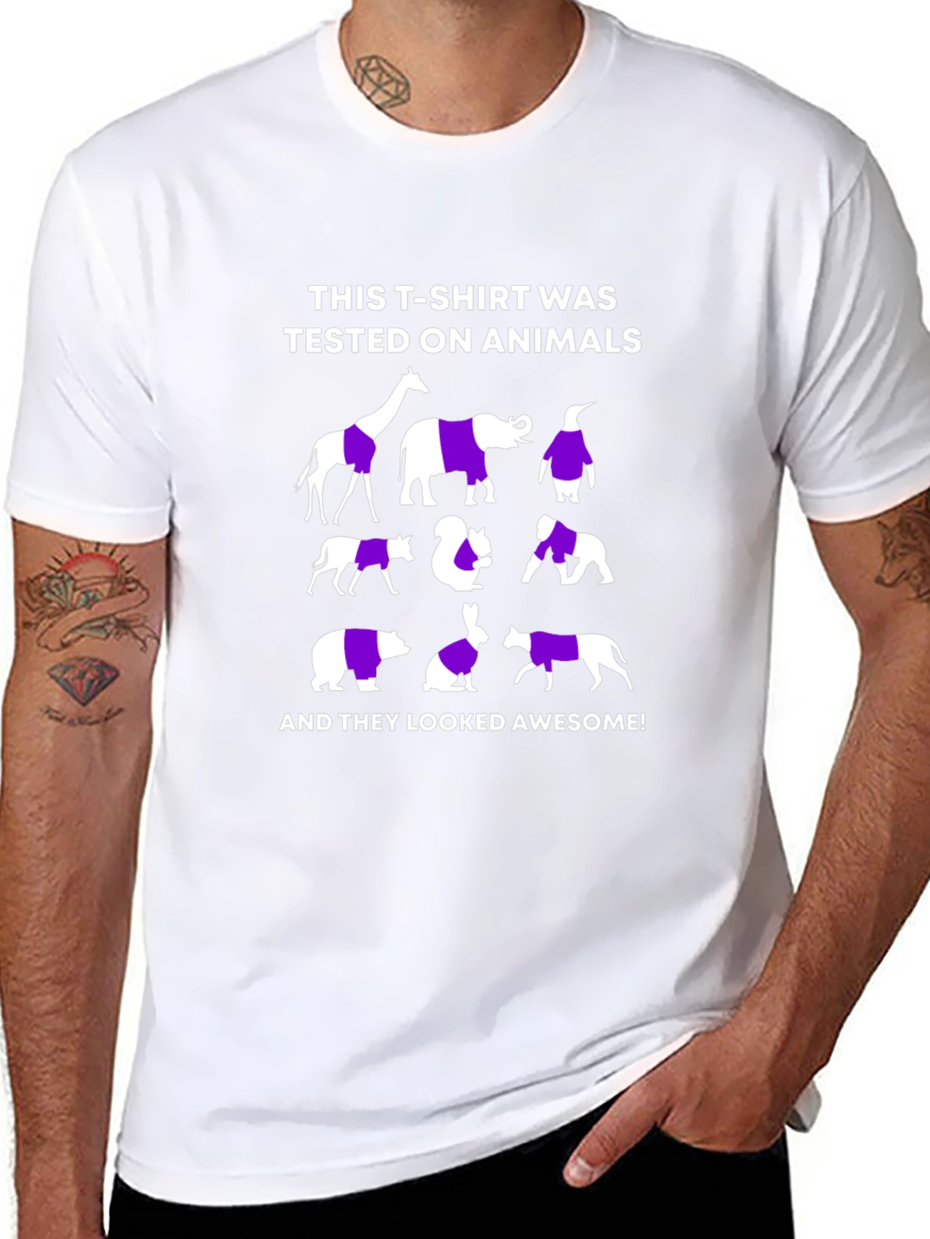 Animal Tested T-Shirt - Look Awesome!