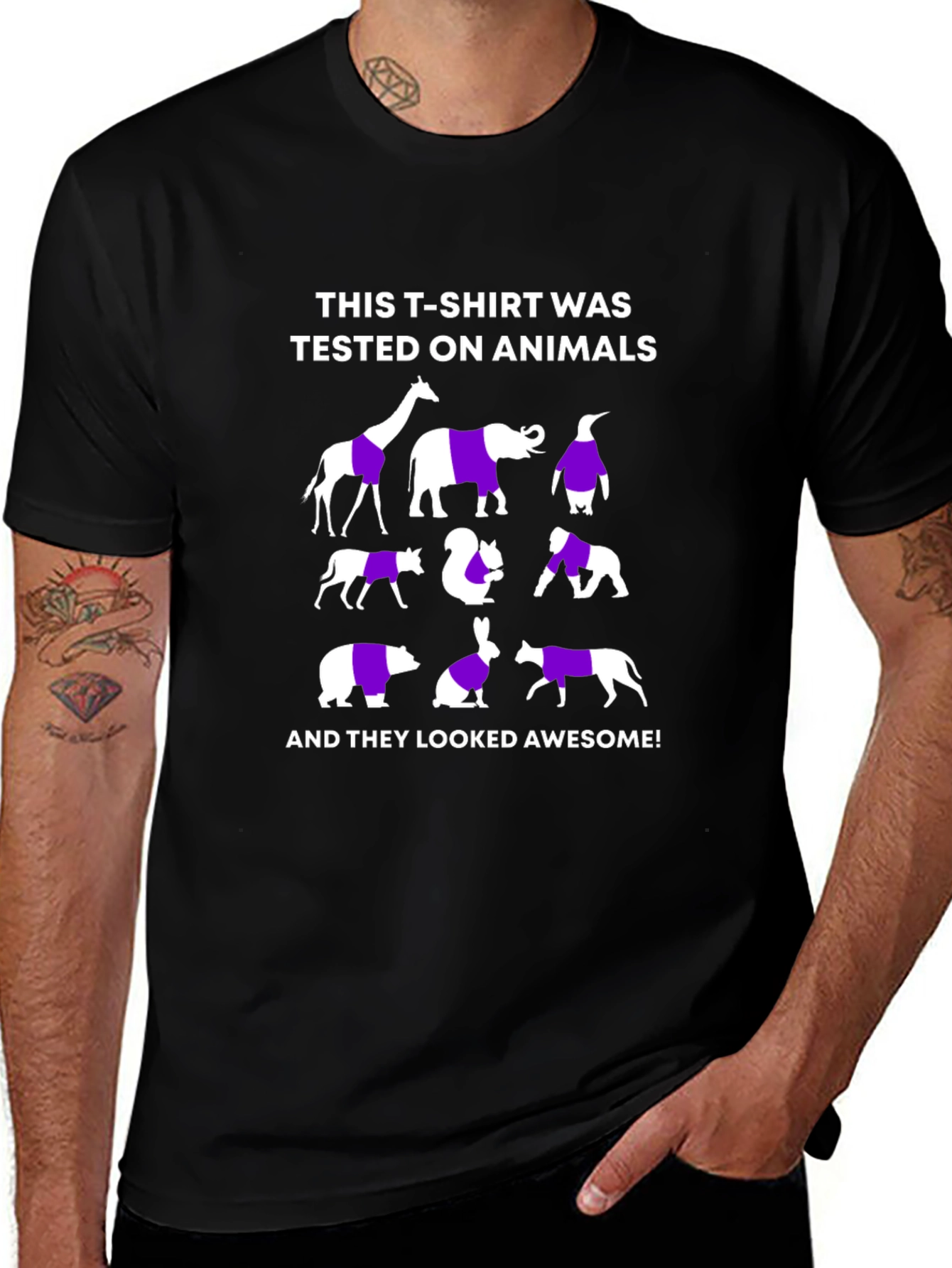 Animal Tested T-Shirt - Look Awesome!