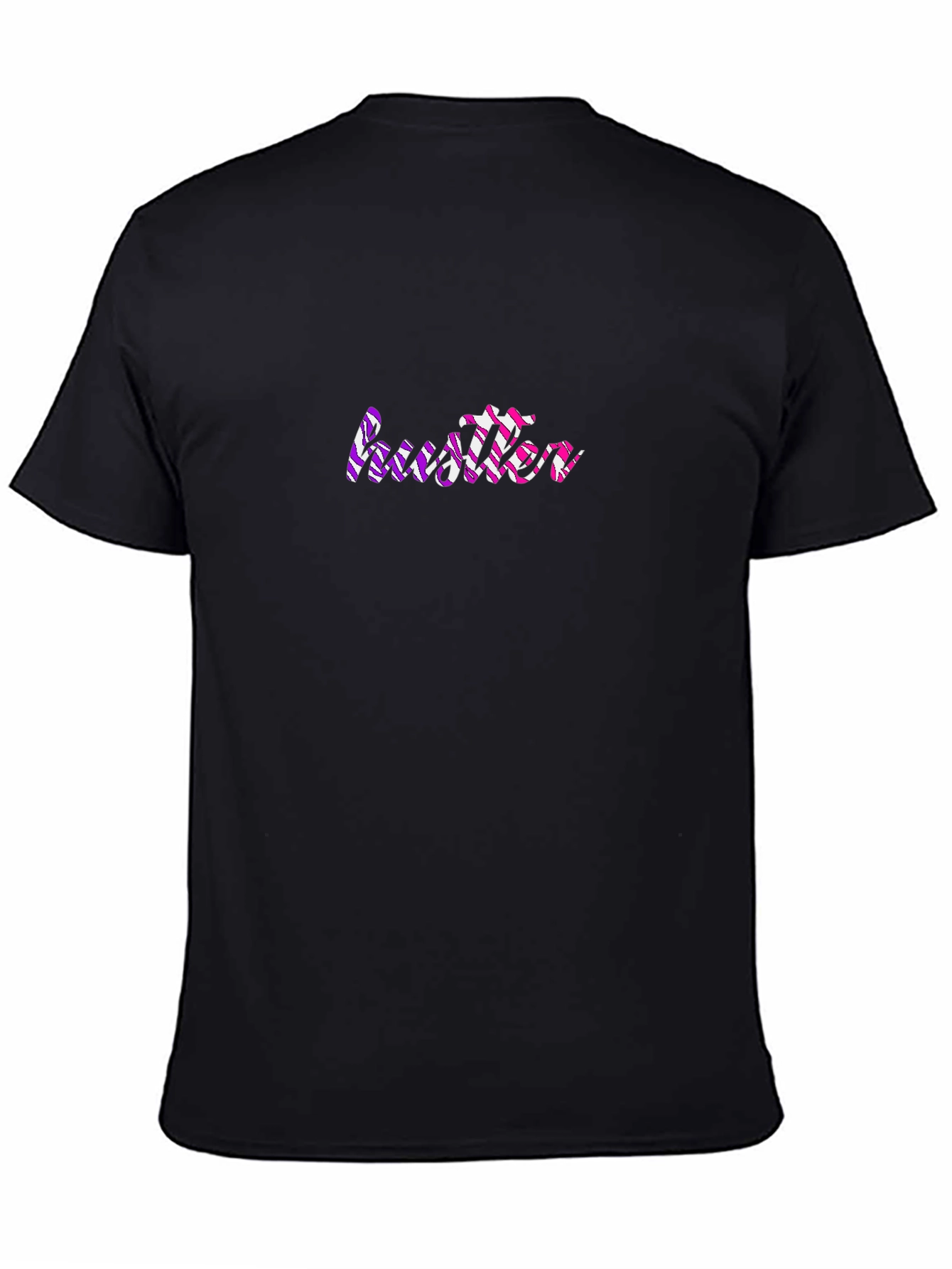 Hustler Graphic Print Black T-Shirt