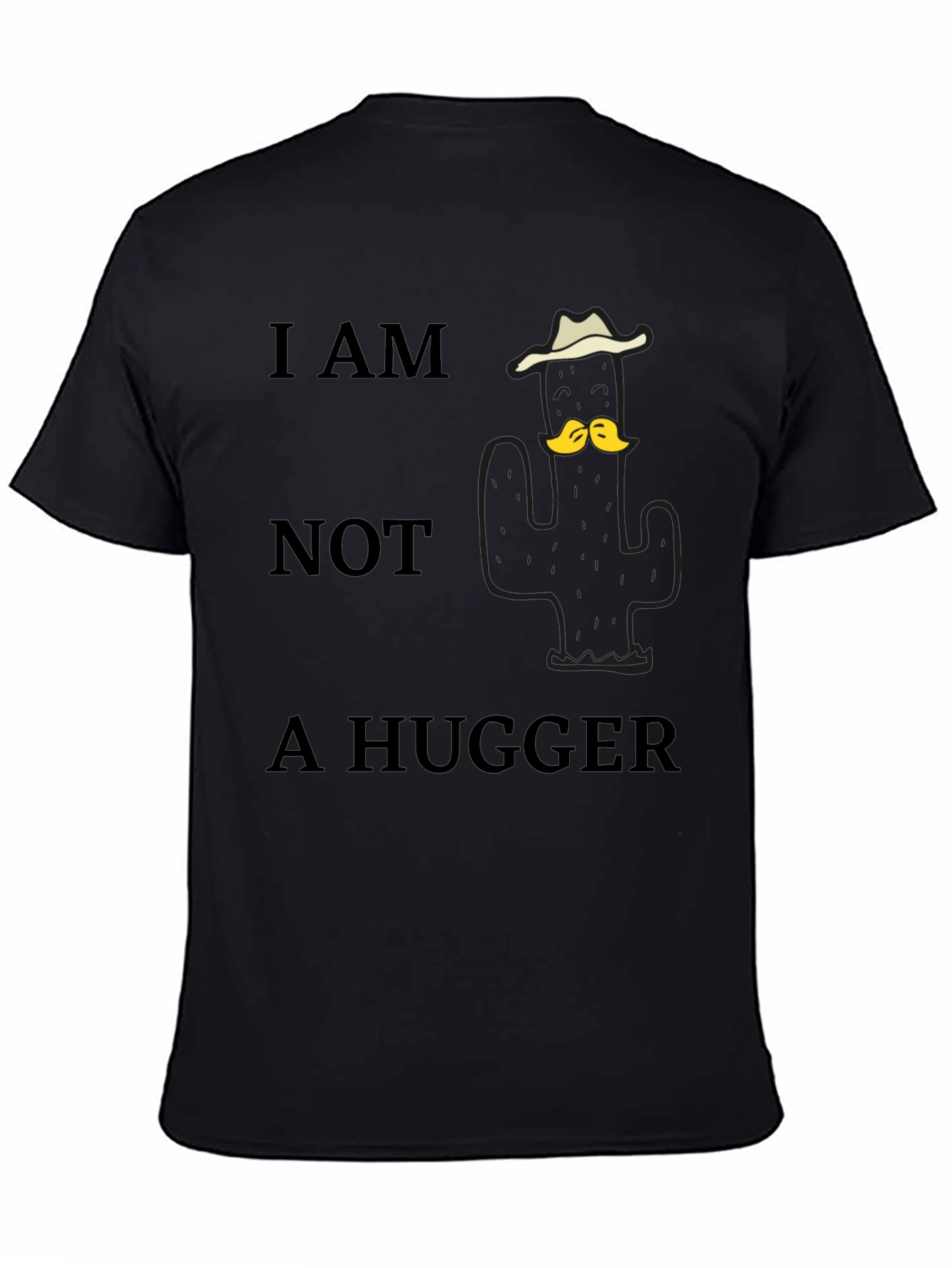 I Am Not a Hugger Cactus Graphic Tee