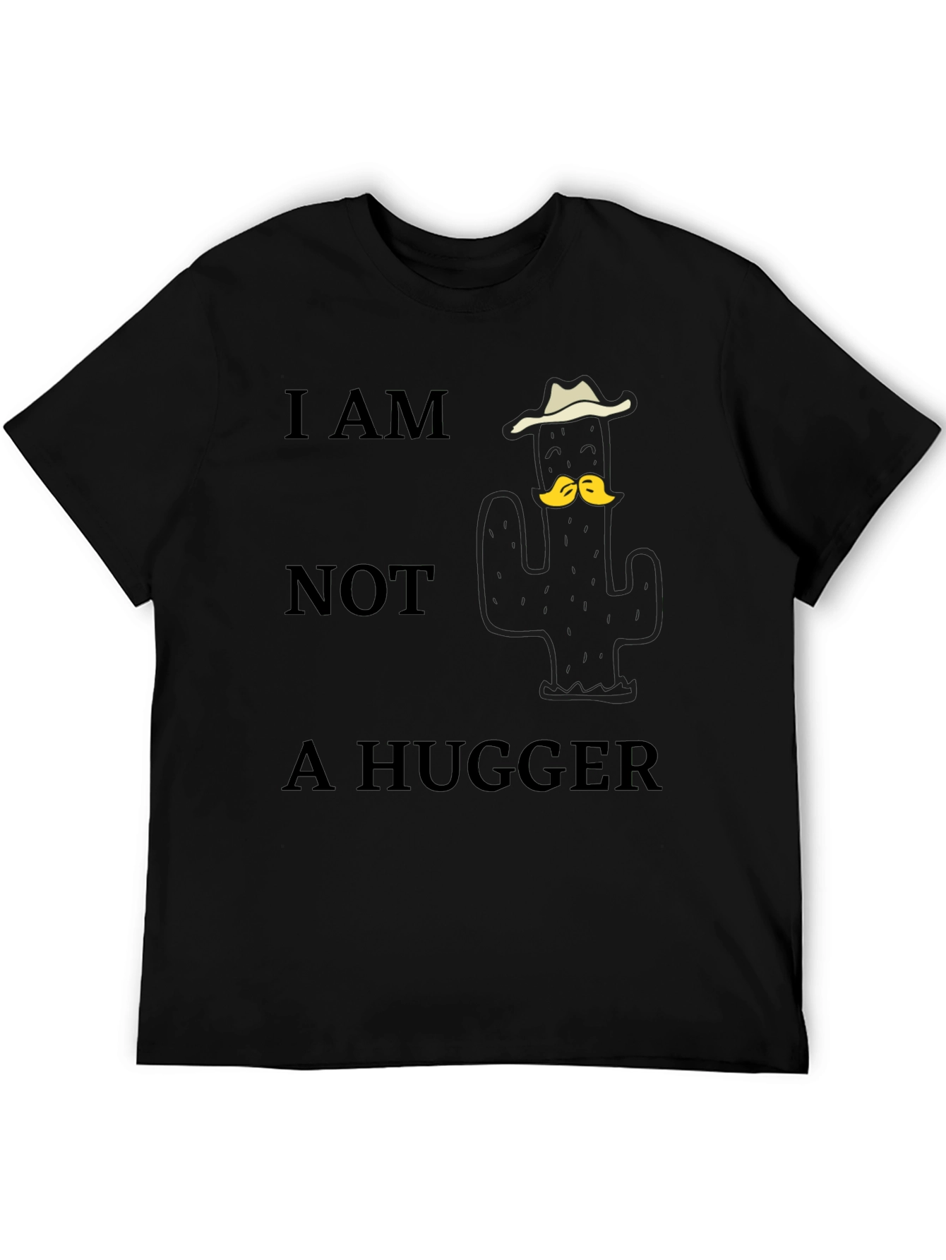 I Am Not a Hugger Cactus Graphic Tee