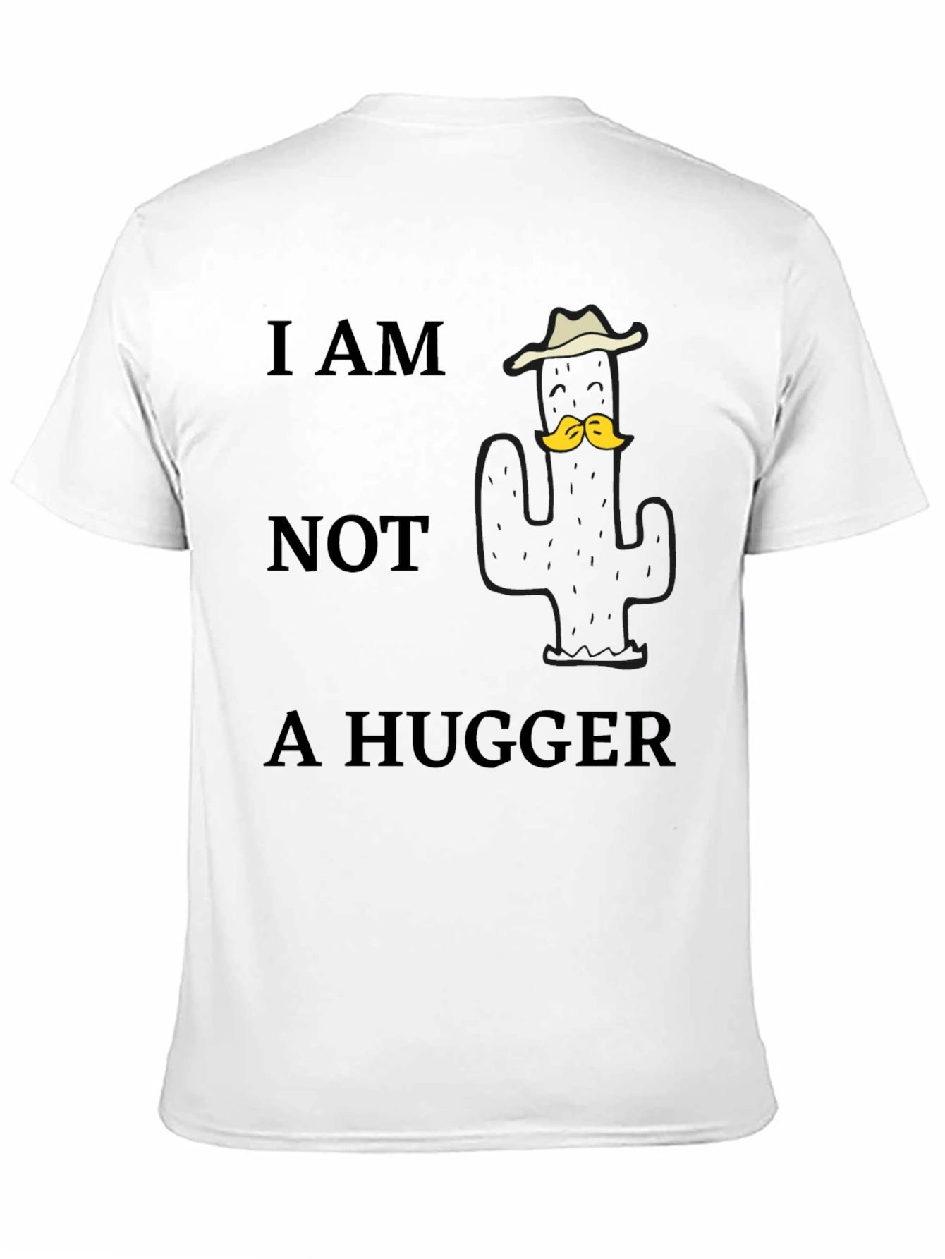 I Am Not a Hugger Cactus Graphic Tee