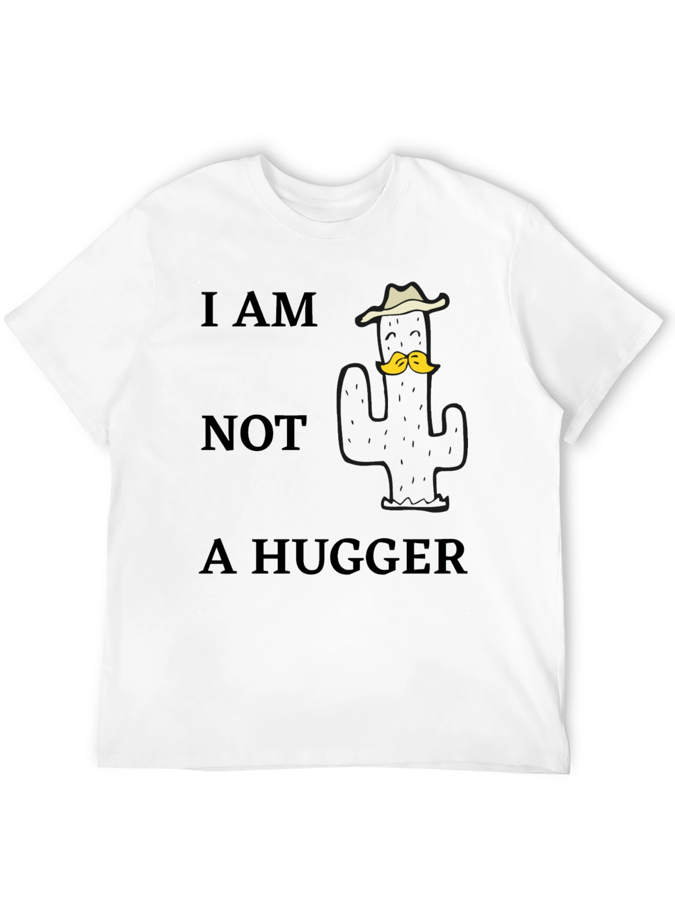 I Am Not a Hugger Cactus Graphic Tee