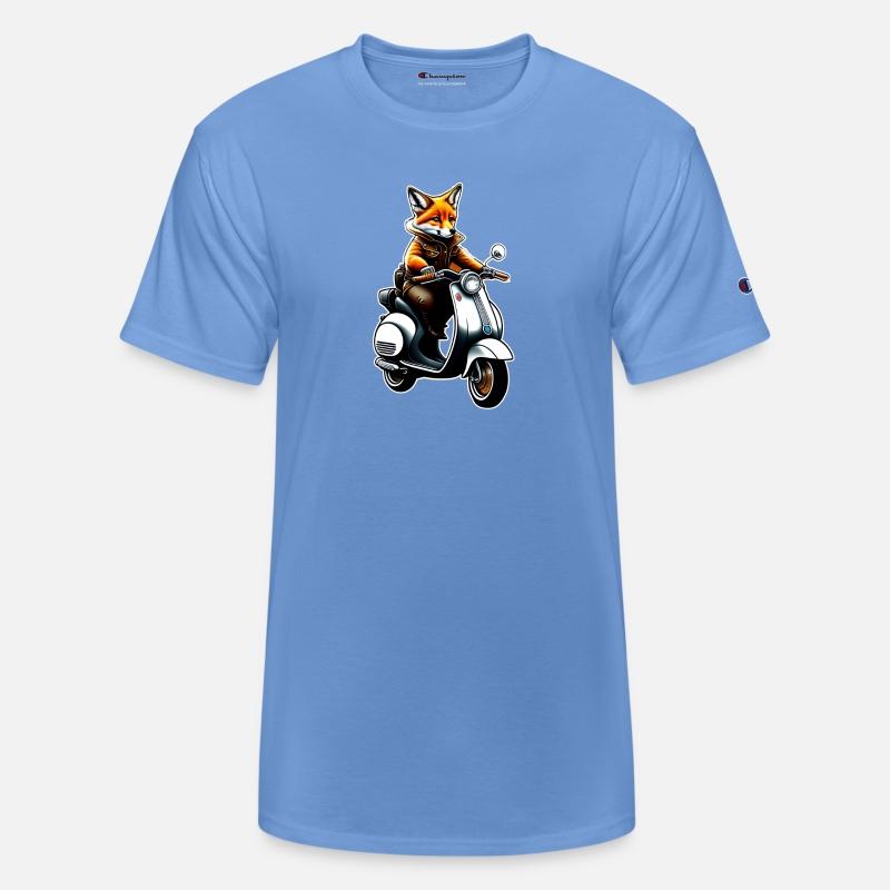 A steampunk fox fursona with boots sitting on