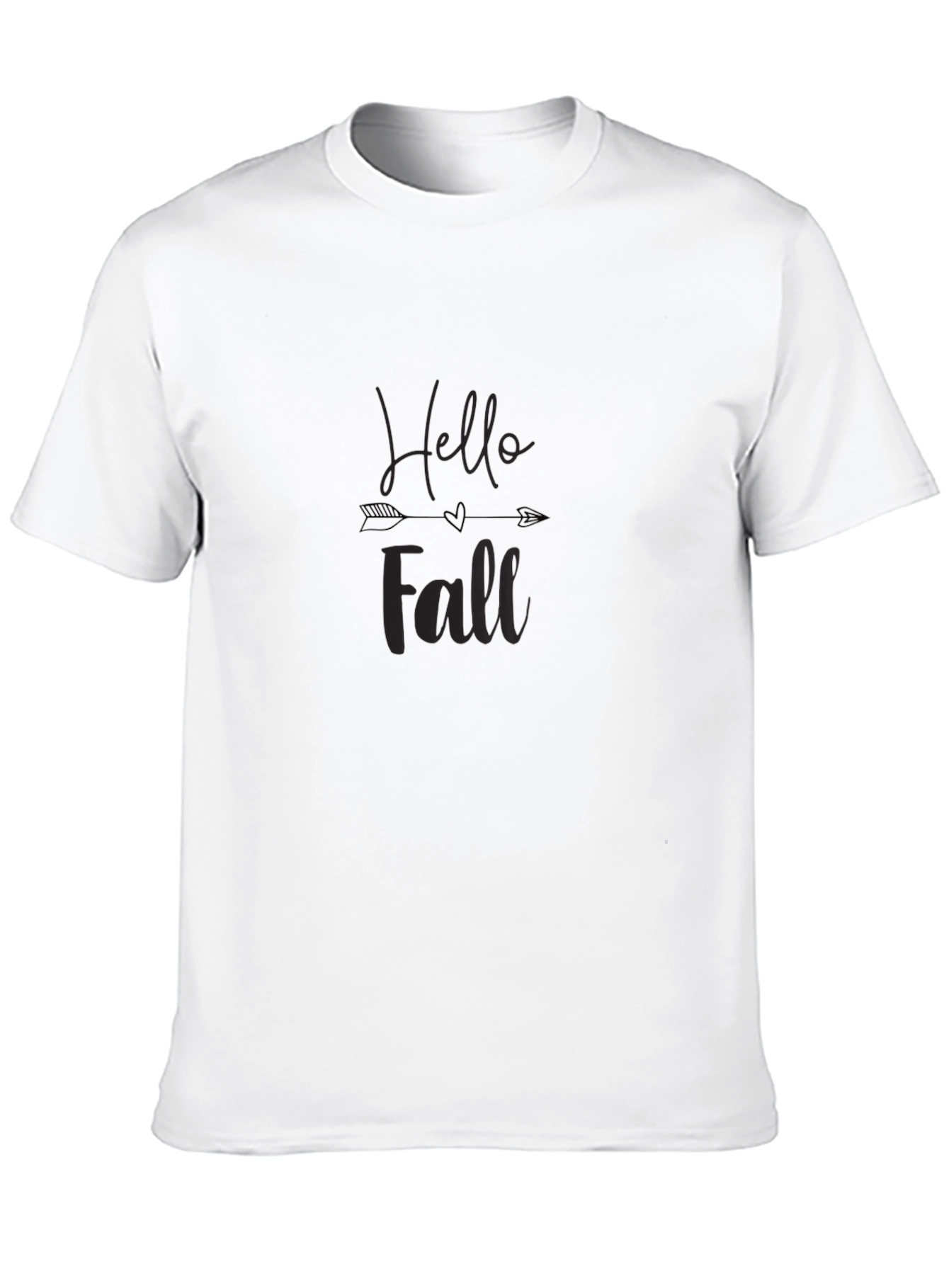 Hello Fall Graphic Tee - Stylish Autumn Apparel