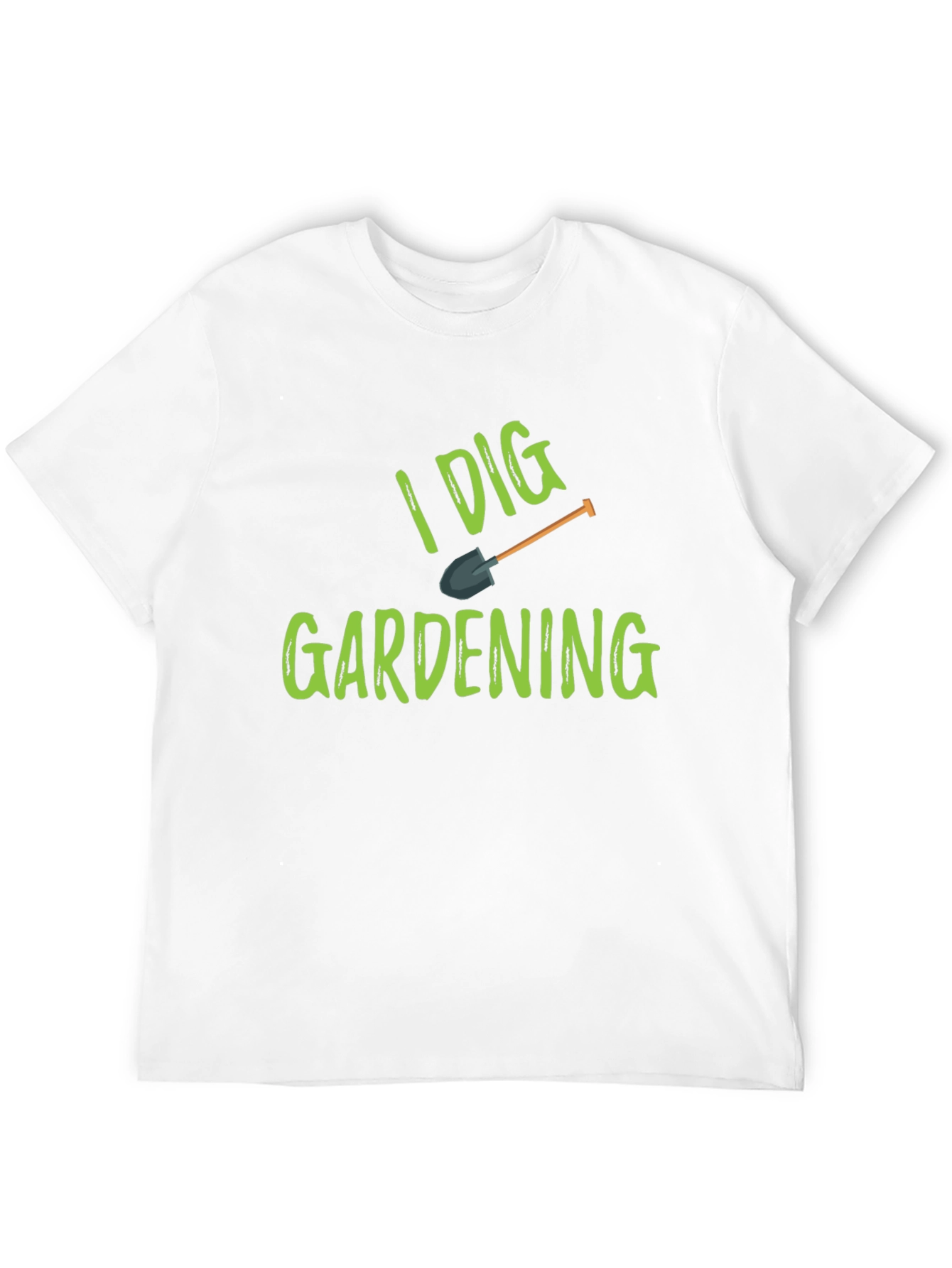 I Dig Gardening T-Shirt - Black Cotton Tee
