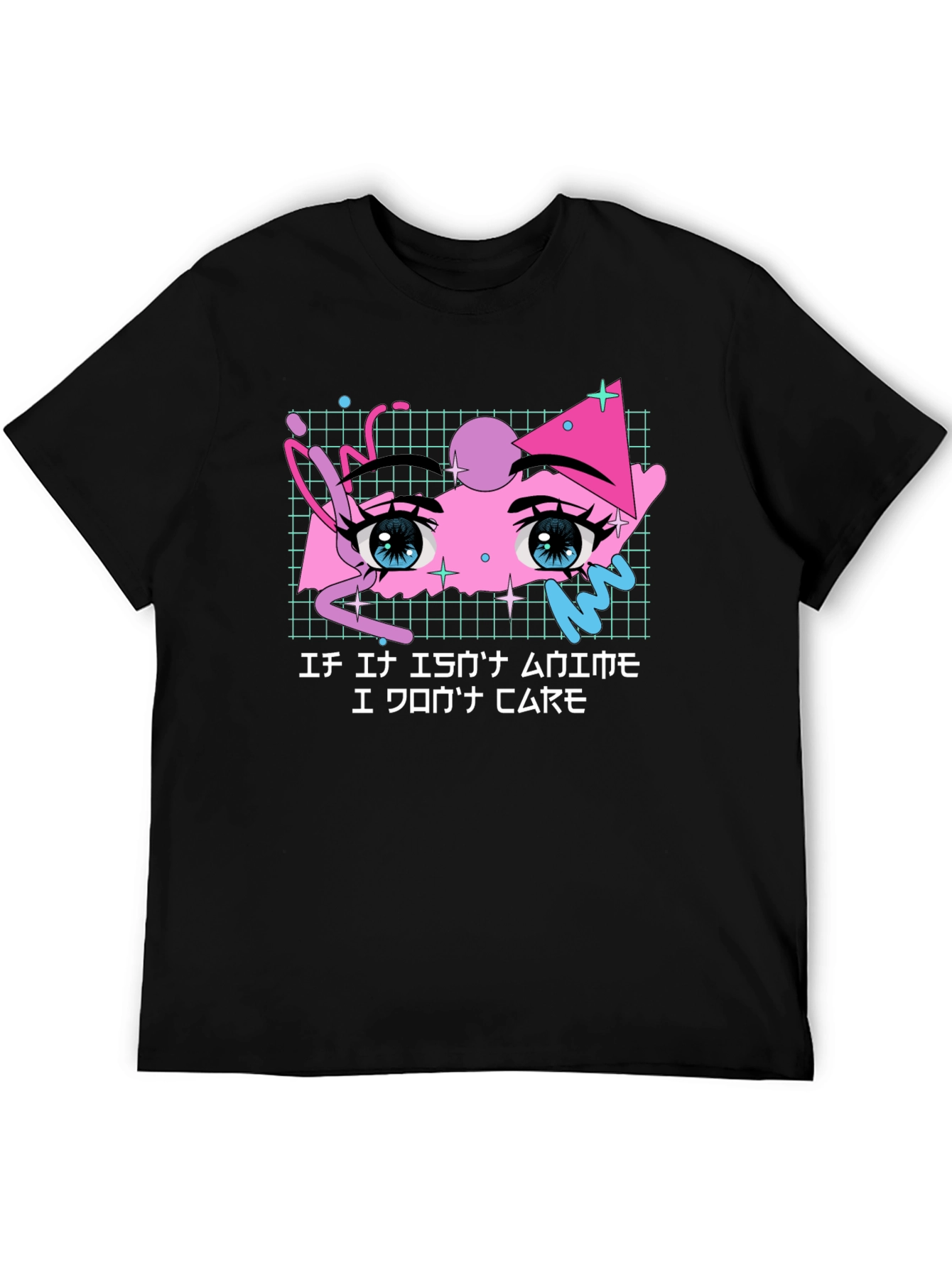 Anime Eyes T-Shirt - I Dont Care