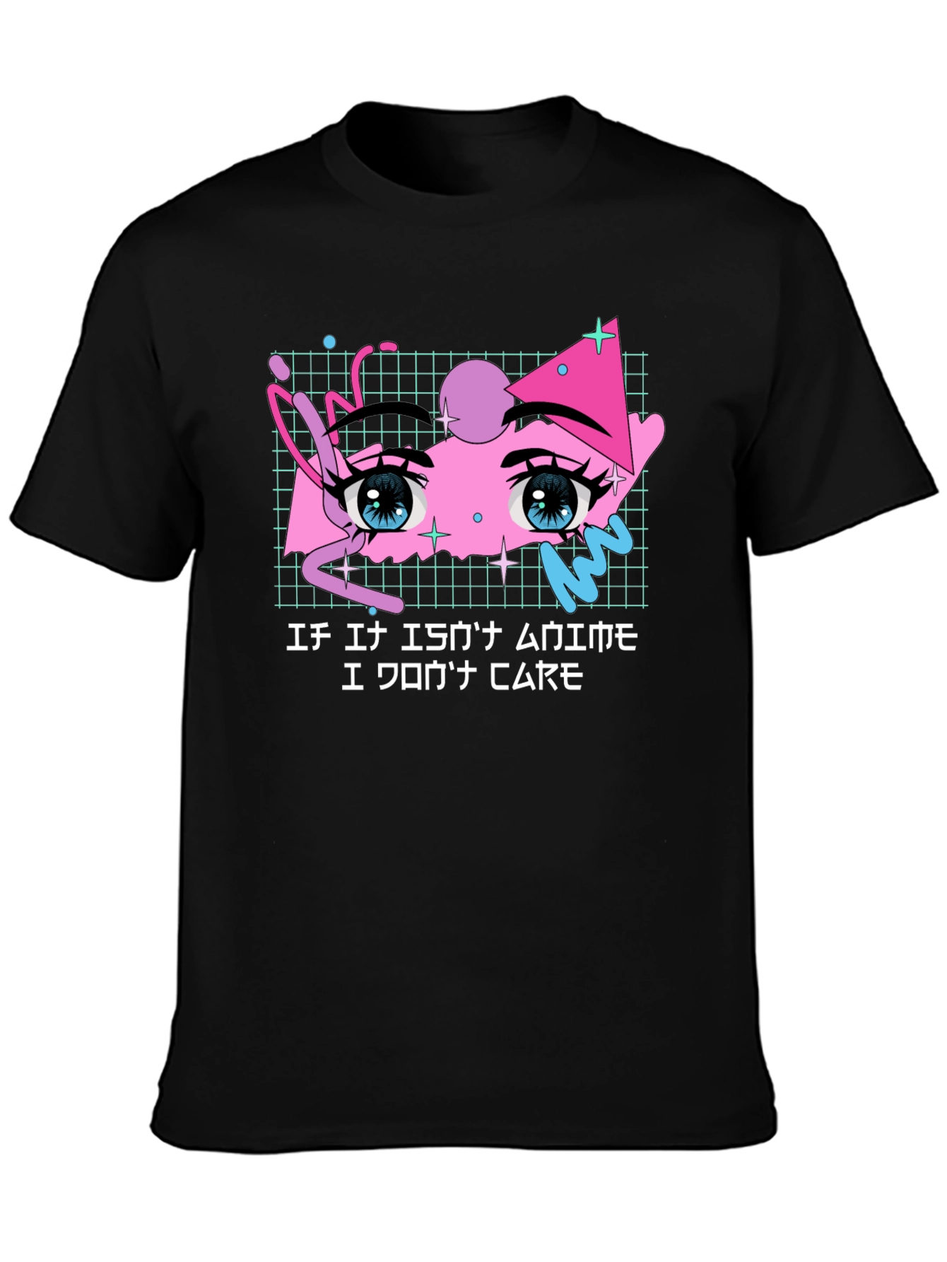 Anime Eyes T-Shirt - I Dont Care