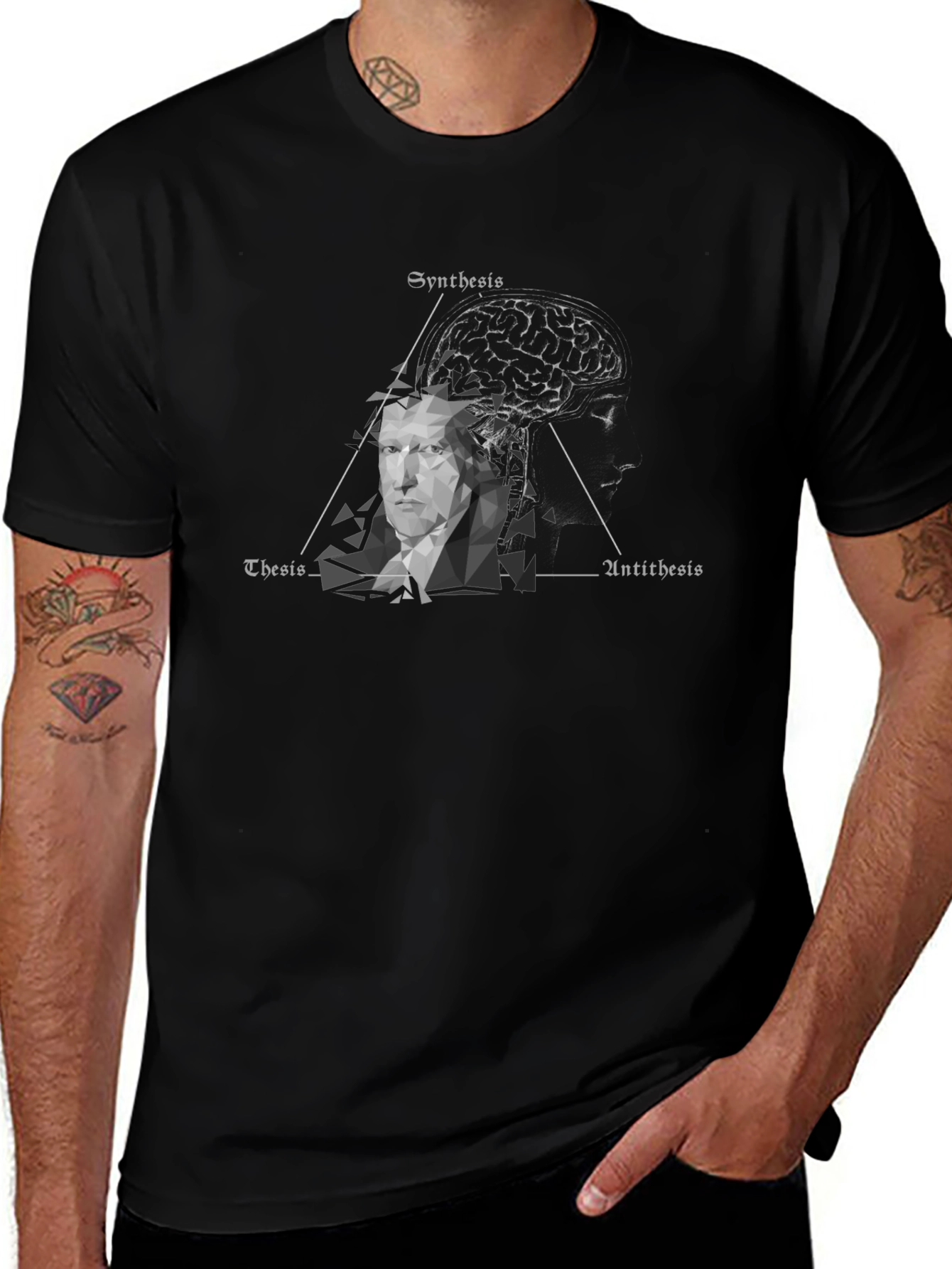 Hegelian Dialectic T-Shirt: Thesis Antithesis Synthesis