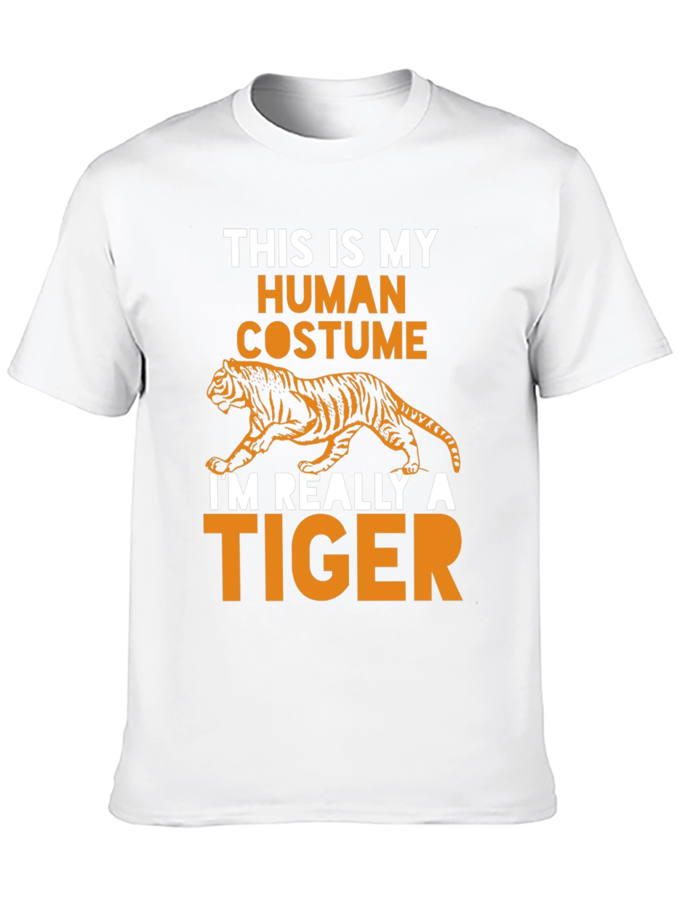 Human Costume Tiger Graphic T-Shirt