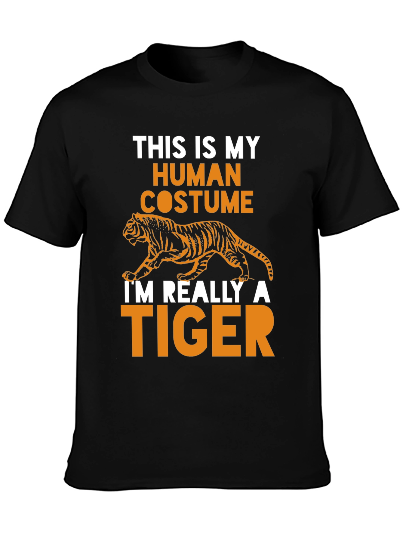 Human Costume Tiger Graphic T-Shirt