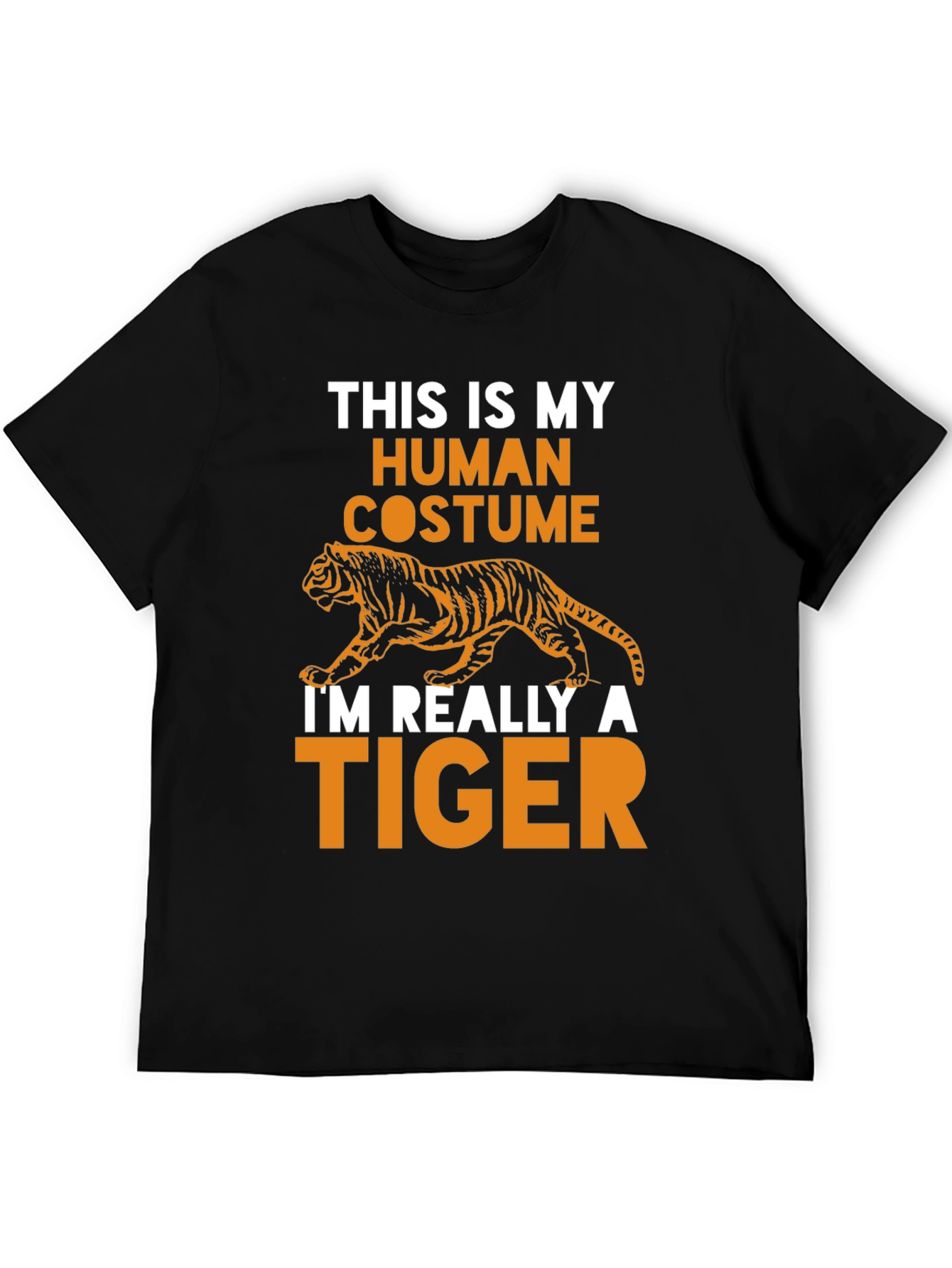 Human Costume Tiger Graphic T-Shirt