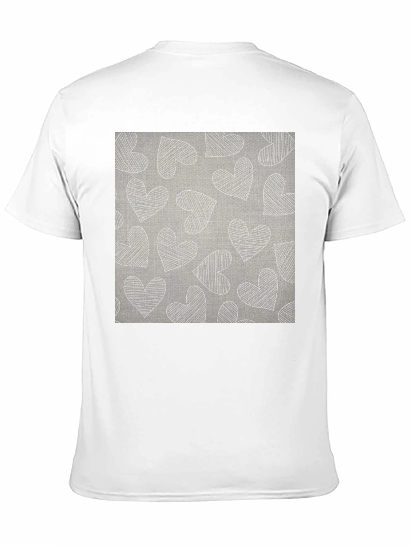 Heart Pattern Graphic Tee