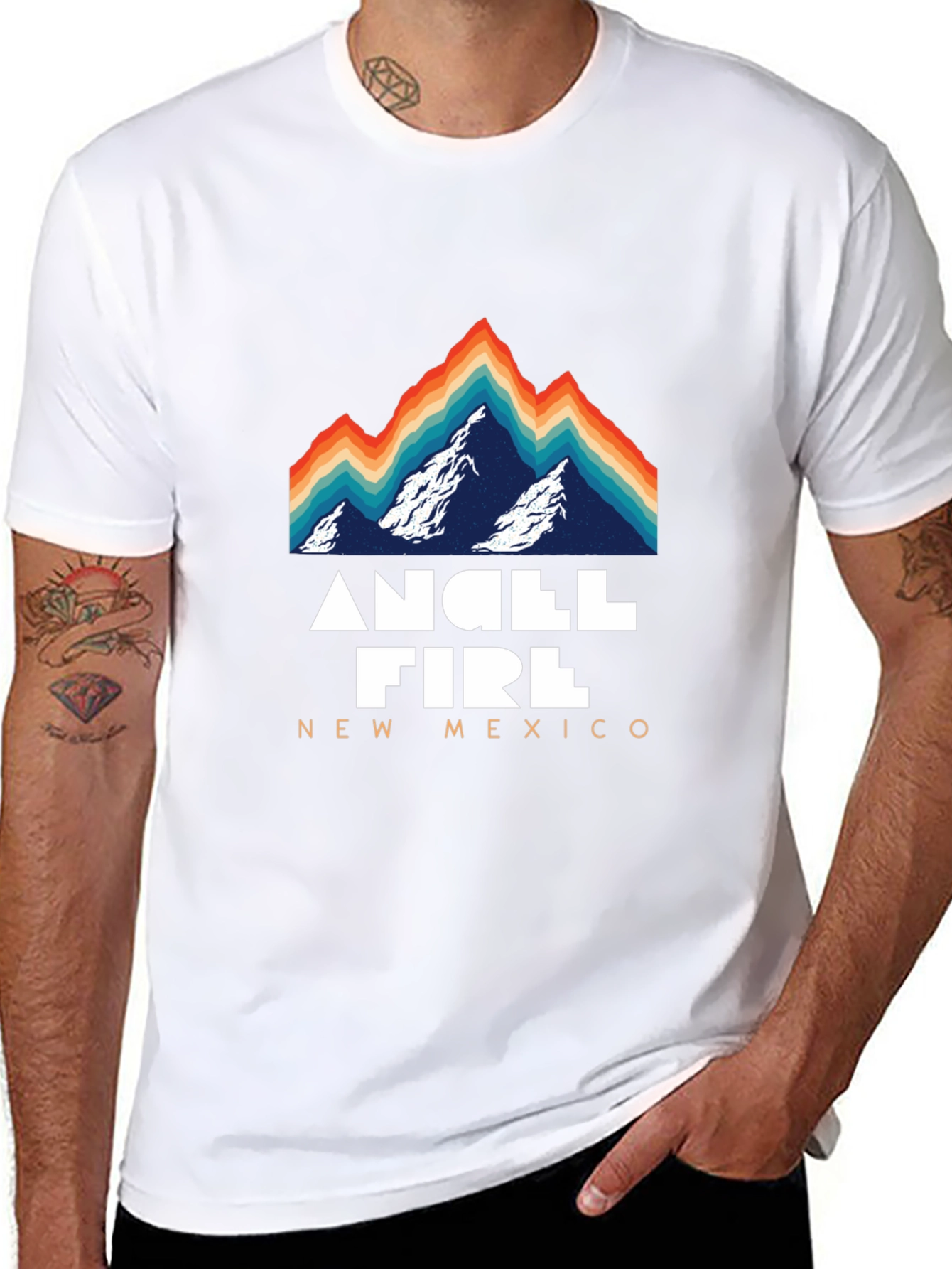 Angel Fire New Mexico Retro T-Shirt