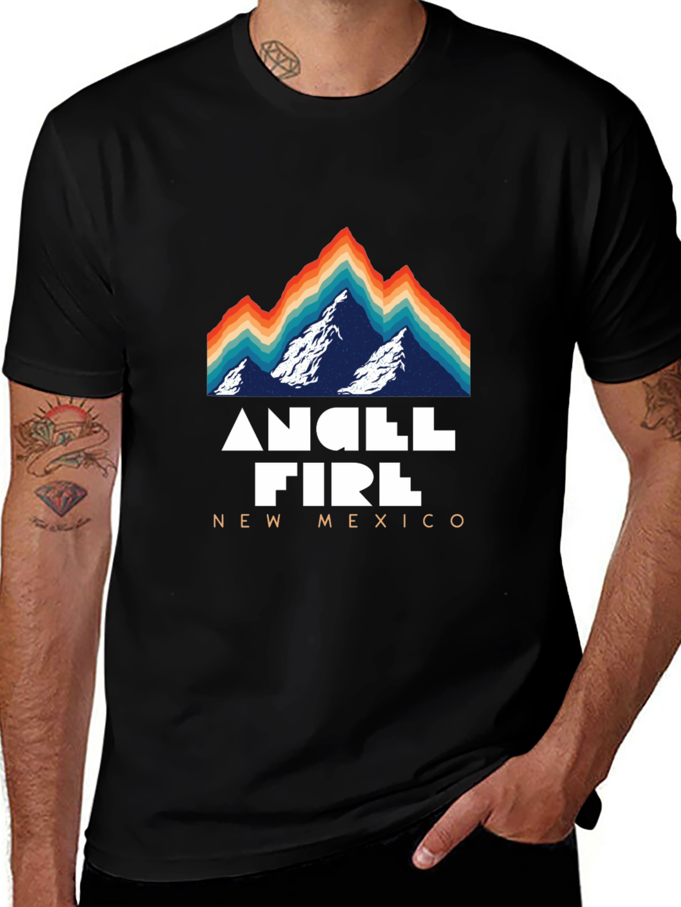 Angel Fire New Mexico Retro T-Shirt