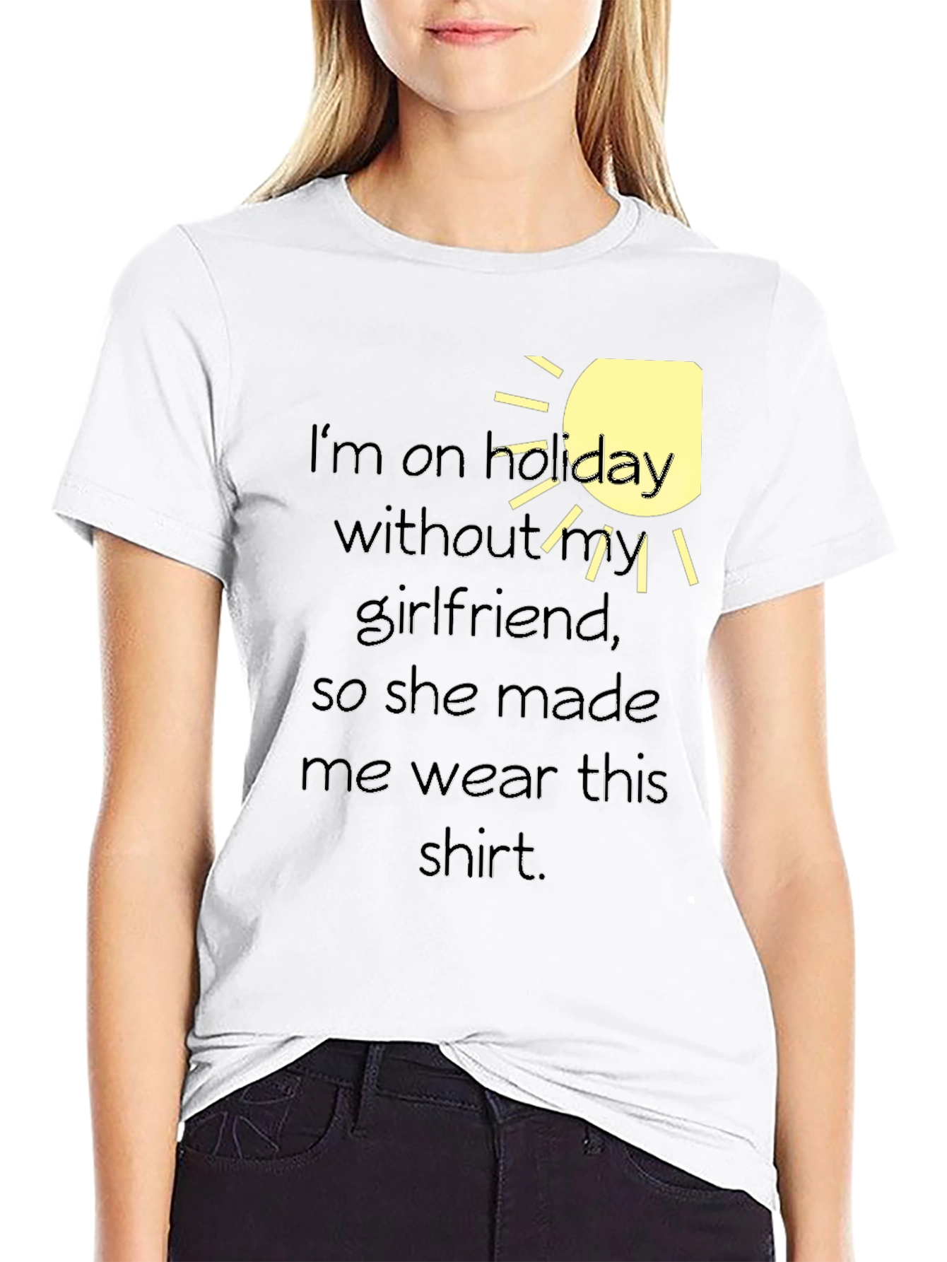 Humorous Holiday T-Shirt - Girlfriend Approved