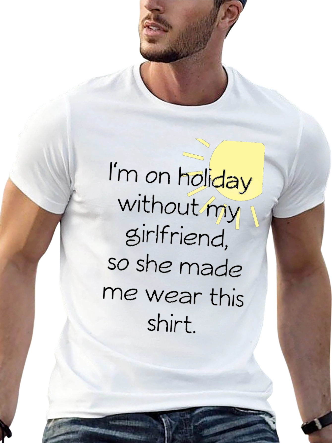 Humorous Holiday T-Shirt - Girlfriend Approved