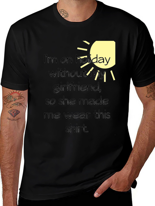 Humorous Holiday T-Shirt - Girlfriend Approved