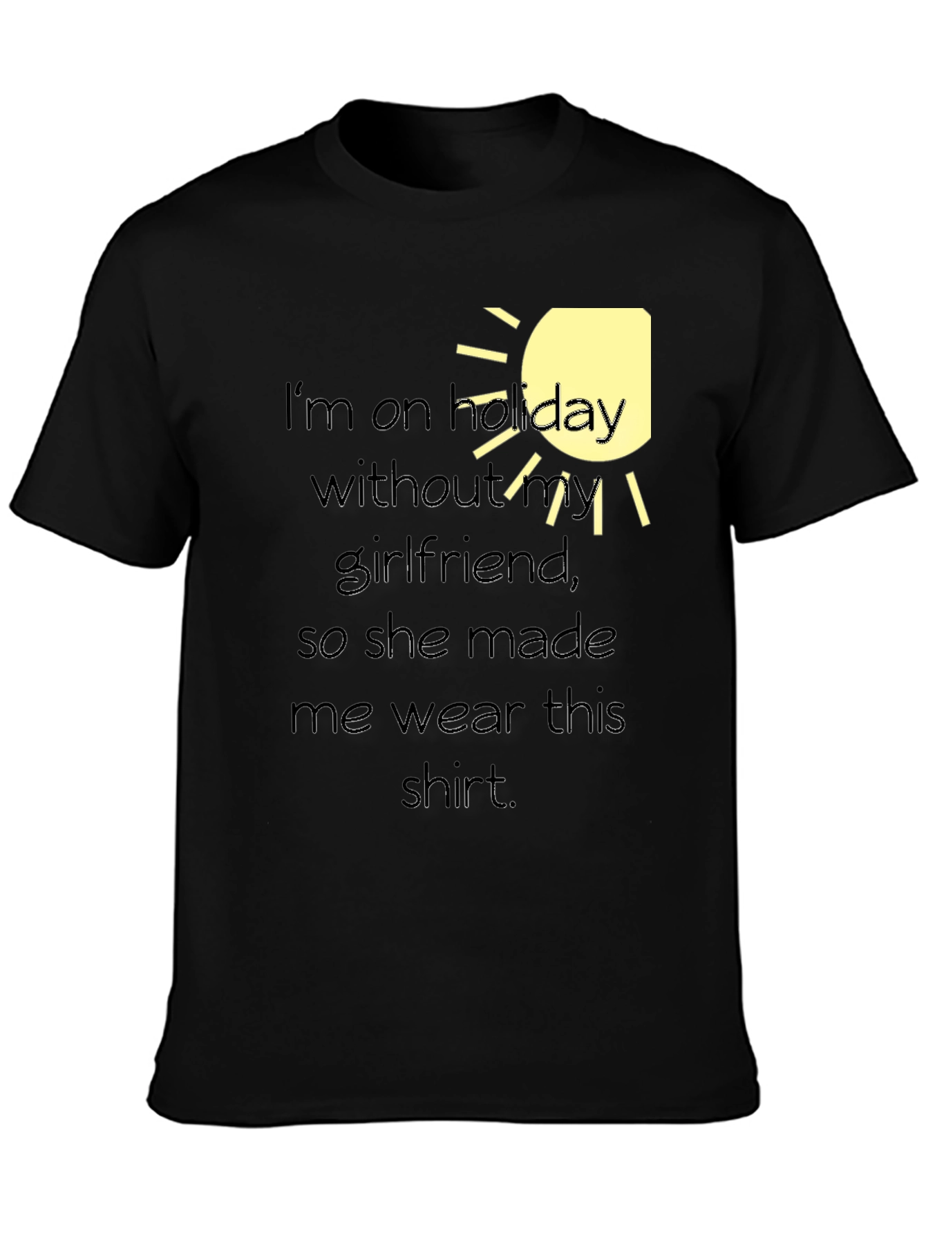 Humorous Holiday T-Shirt - Girlfriend Approved