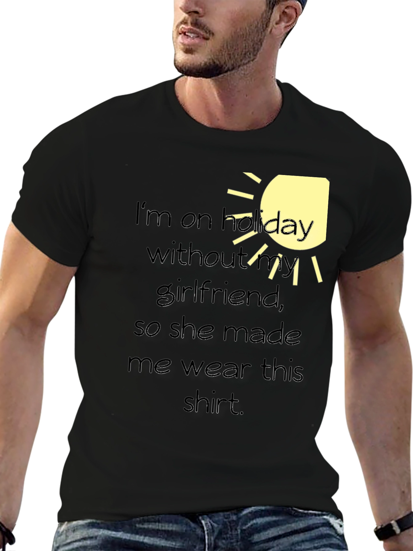 Humorous Holiday T-Shirt - Girlfriend Approved