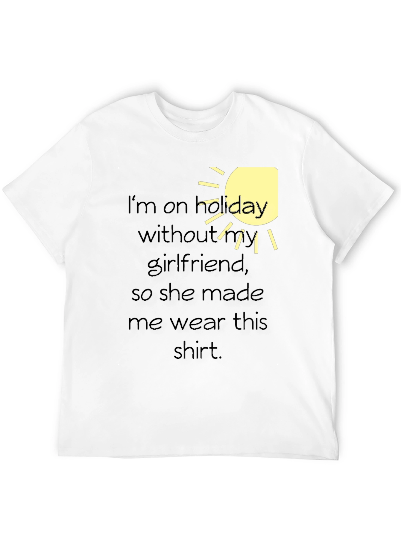Humorous Holiday T-Shirt - Girlfriend Approved