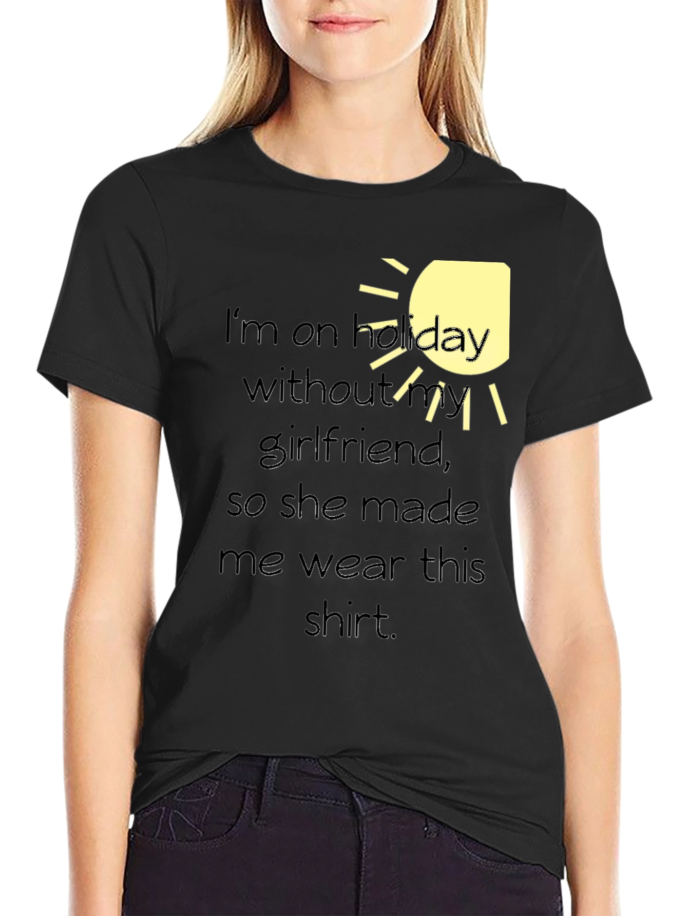 Humorous Holiday T-Shirt - Girlfriend Approved