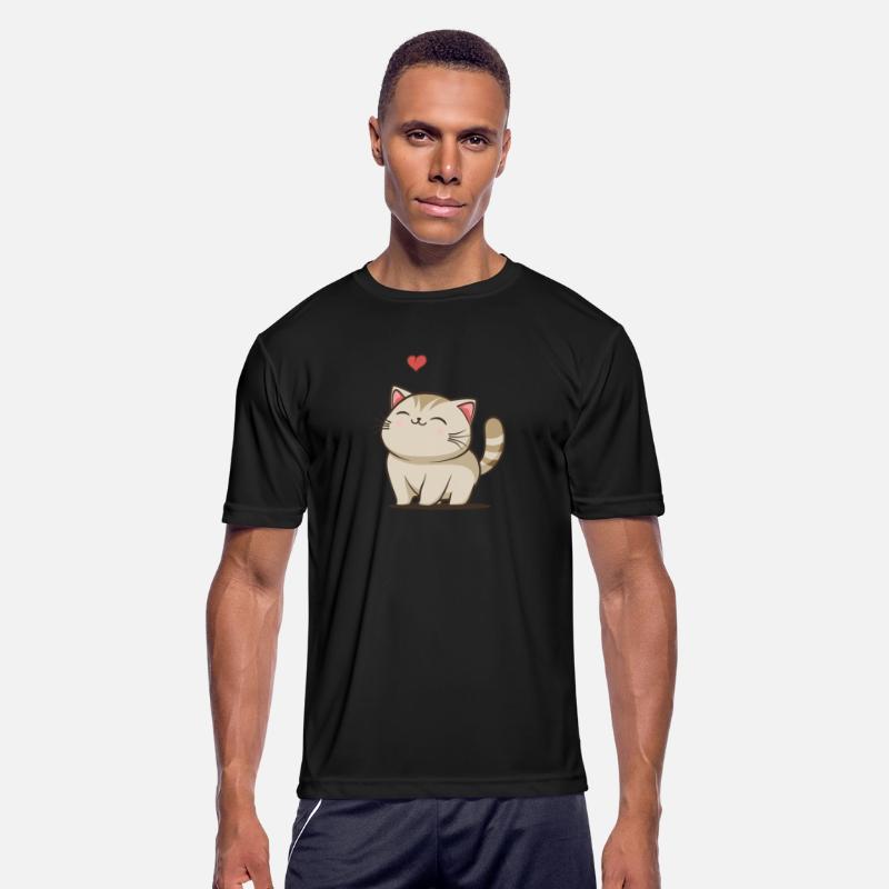 Adorable and charming kawaii kitty cat